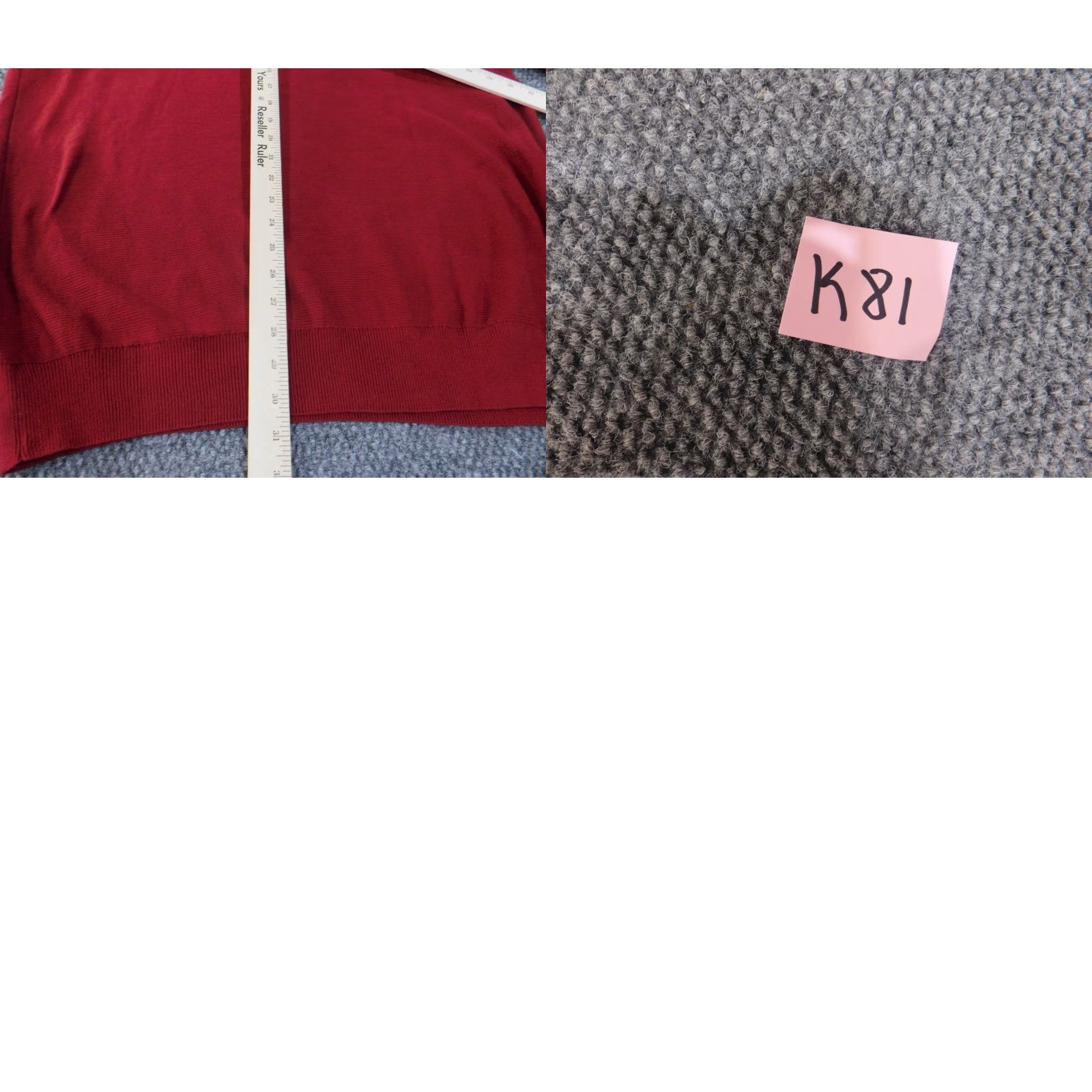 Vintage wilkens bros heritage collection sweater XL red v-neck mens pullover knit Size US XL / EU 56 / 4 - 9 Thumbnail