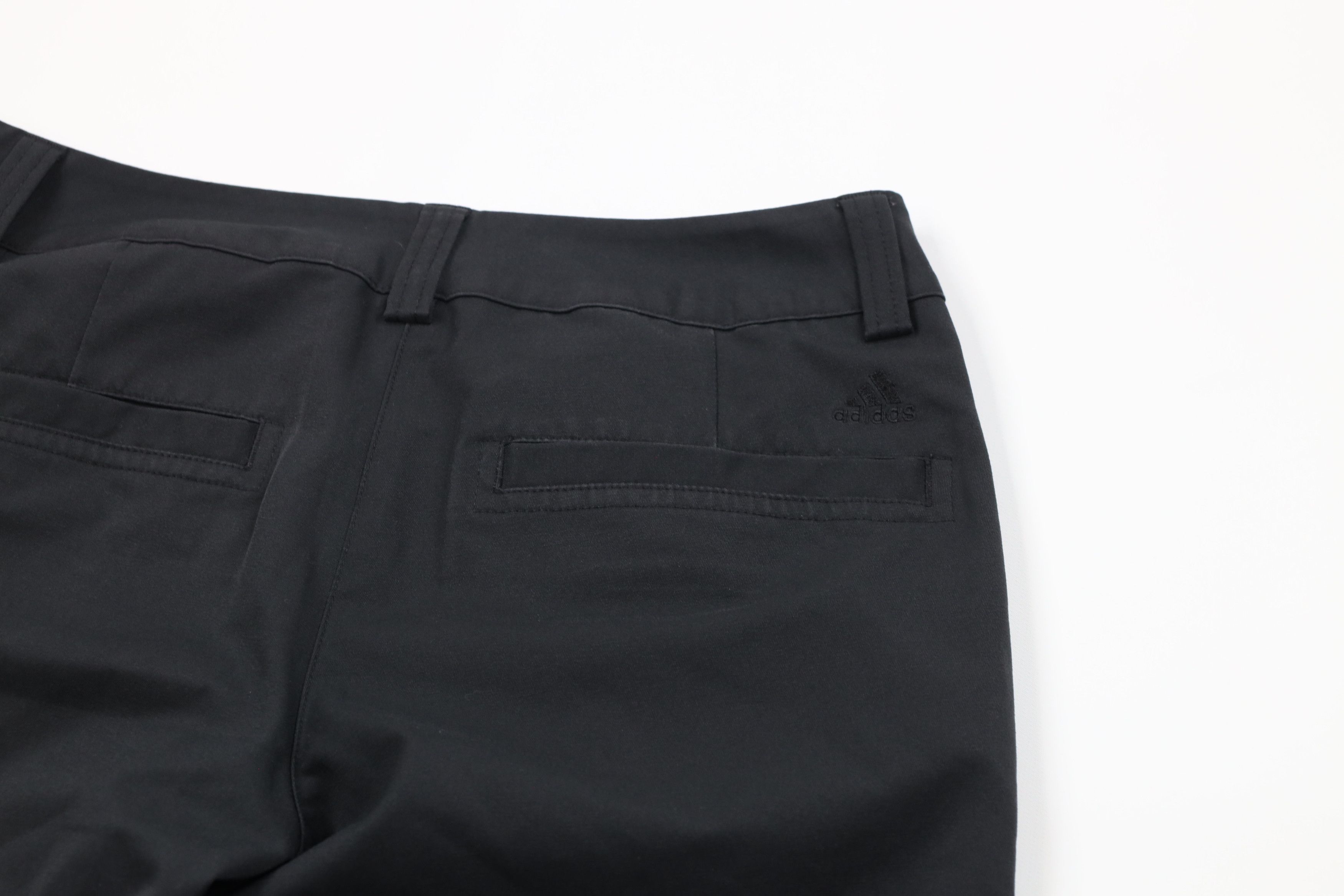 Adidas × Vintage Adidas Golf Flared Wide Leg Tech Golfing Pants Black Size 25" / US 0 / IT 36 - 12 Thumbnail