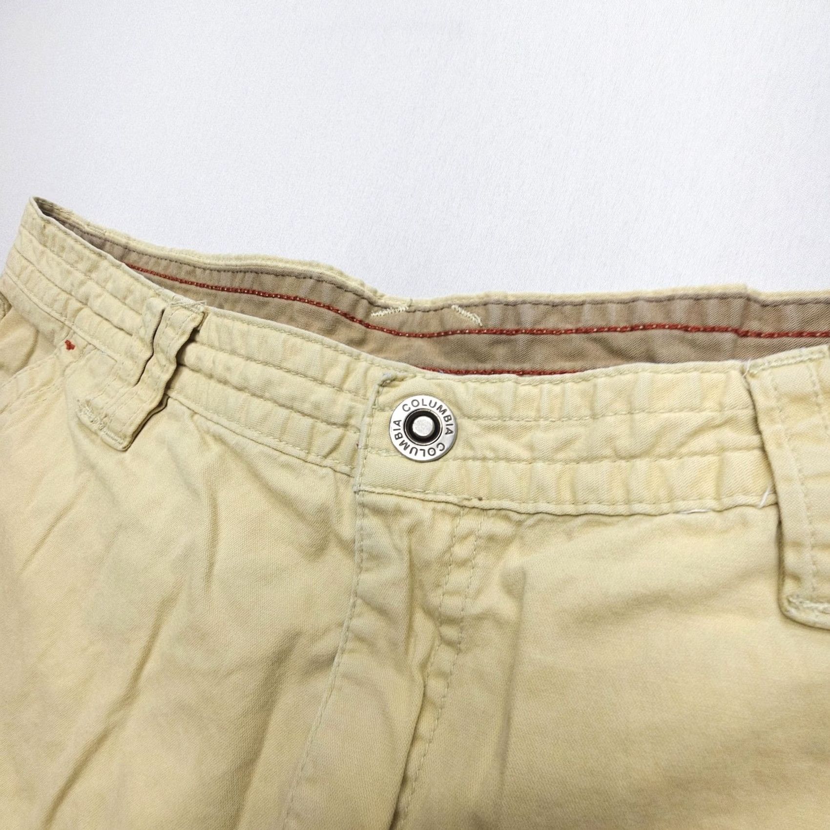 Vintage Columbia Cargo Shorts Mens 36 Yellow Twill 2000s Pockets Cargo Pocket Casual Travel Workwear Outdoor Size US 36 / EU 52 - 5 Thumbnail