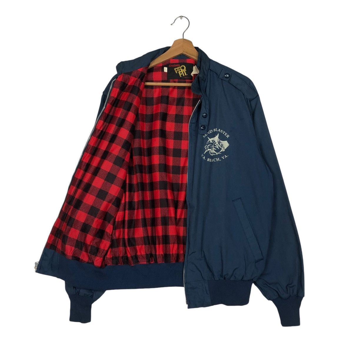 Toyo Enterprises 🔥VINTAGE BOMBER JACKET PARACHUTE BLANKET SAND BLASTER USA Size US L / EU 52-54 / 3 - 12 Thumbnail