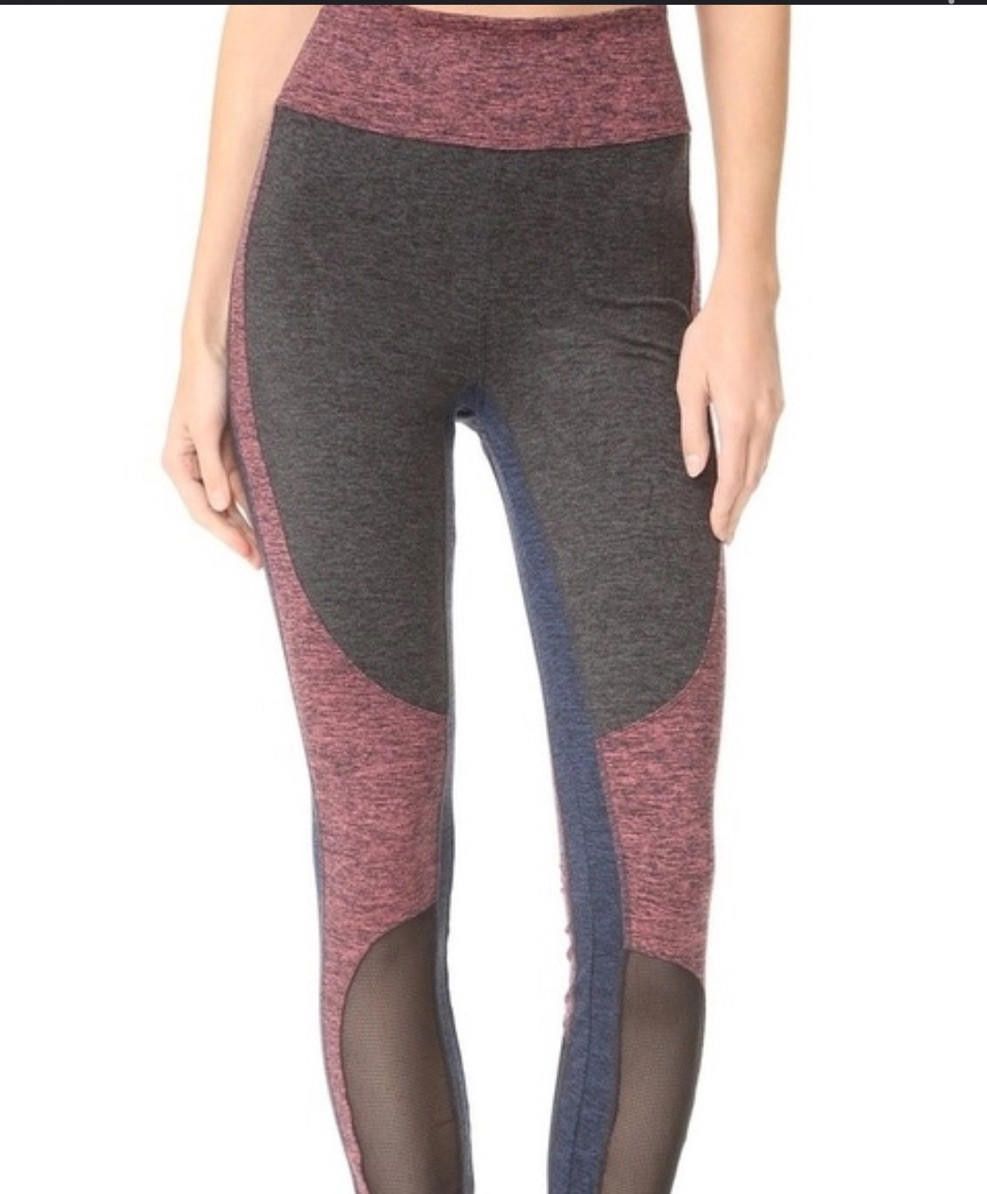 Free People Free People Movement Color Block Crop Leggings Large Size 36" / US 14 / IT 50 - 4 Thumbnail