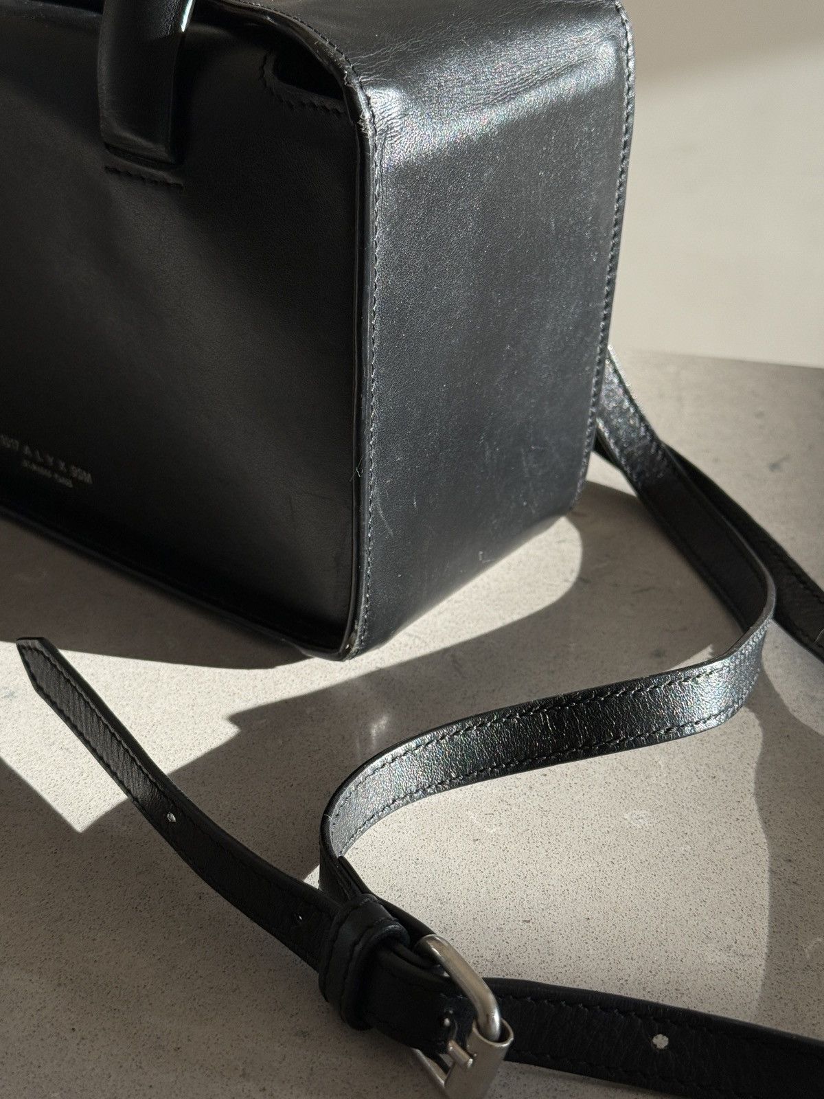 1017 ALYX 9SM Claf Leather Black Brie bag Size ONE SIZE - 2 Thumbnail