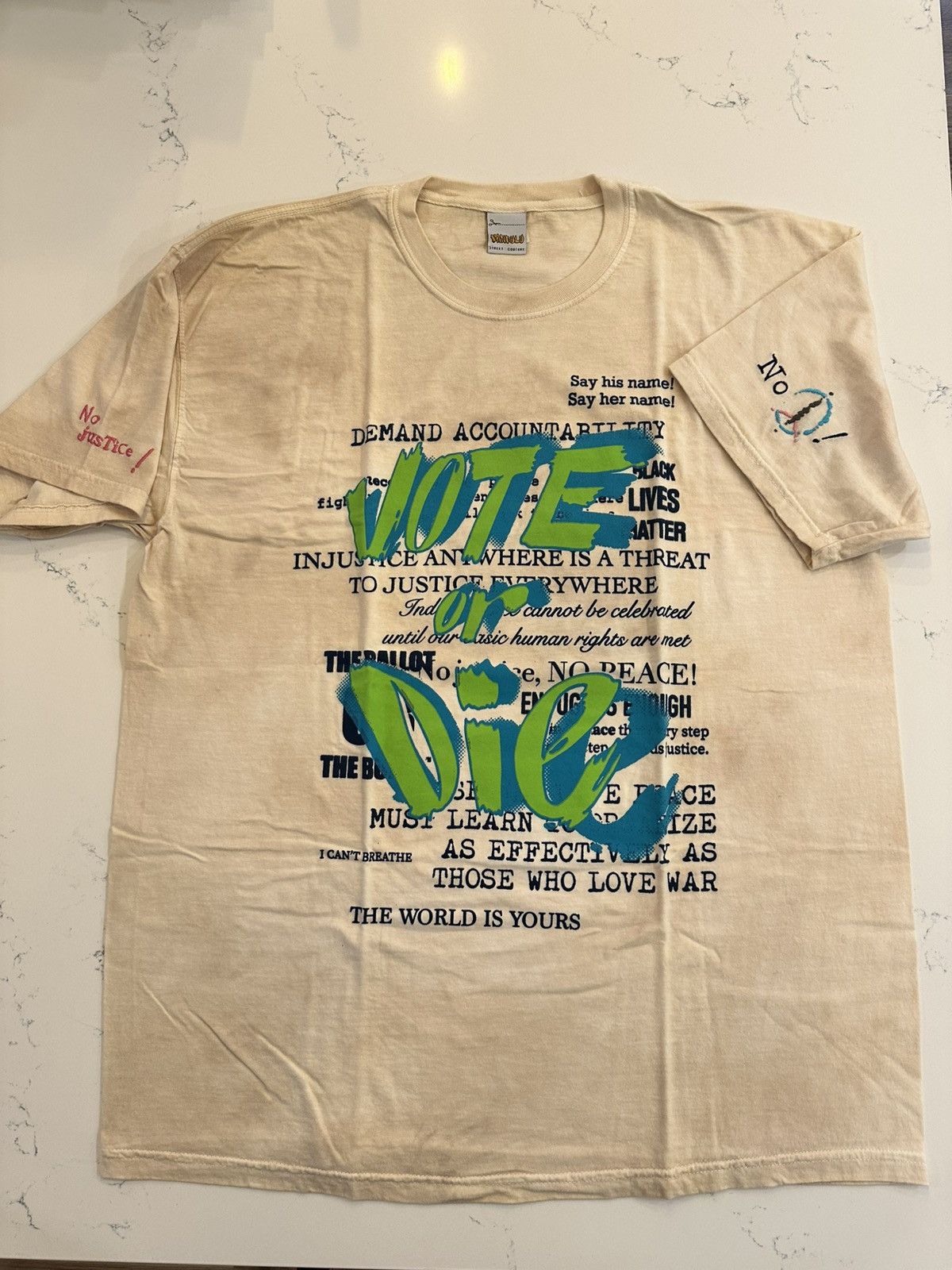 Bandulu Bandulu Vote or Die Tee Size US XL / EU 56 / 4 - 2 Thumbnail