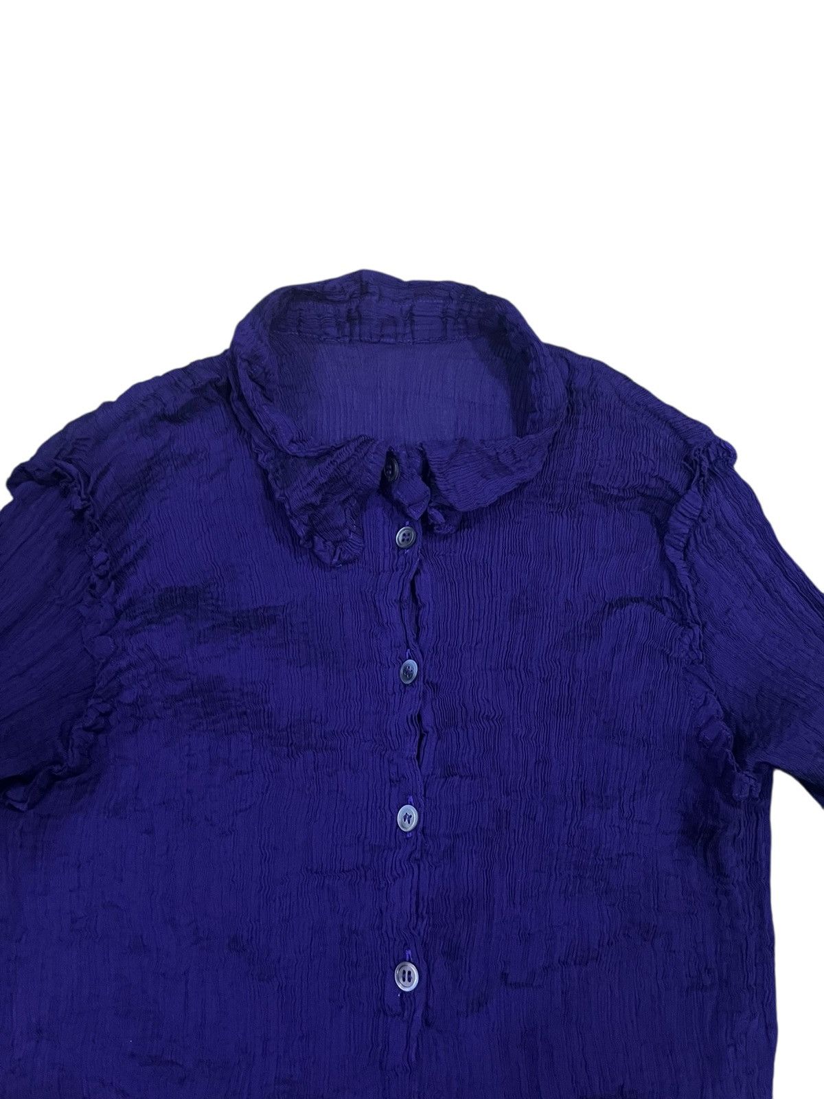 Issey Miyake ISSEY MIYAKE PLEATED DIAMOND CUT SHIRT MIO1FJ521 Size S / US 4 / IT 40 - 4 Thumbnail