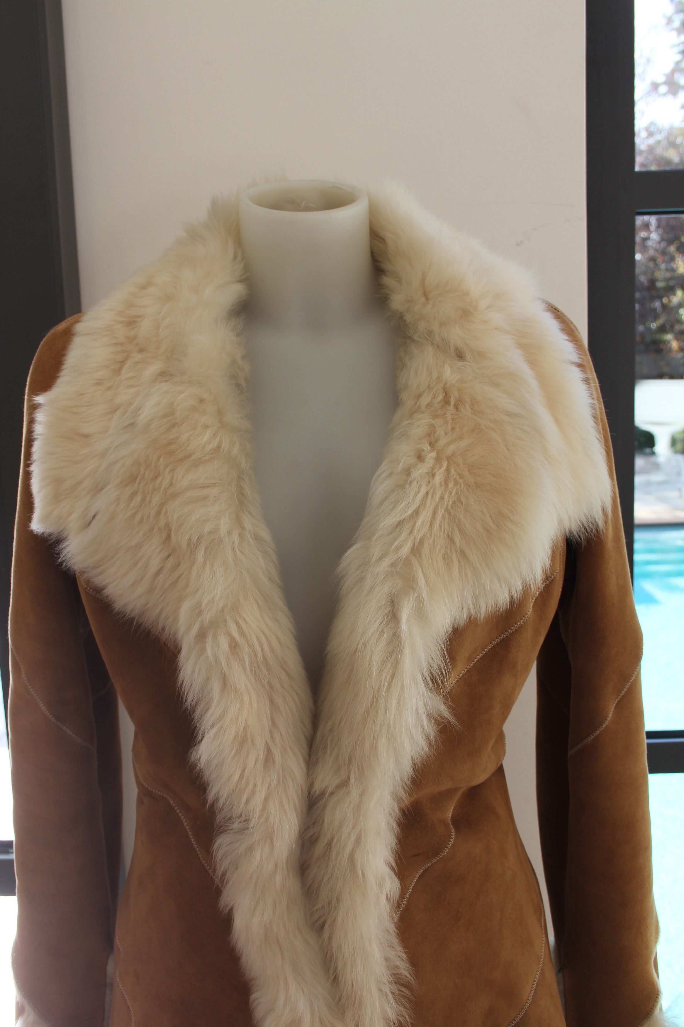 Roberto Cavalli Shearling Coat Roberto Cavalli Size S / US 4 / IT 40 - 2 Thumbnail