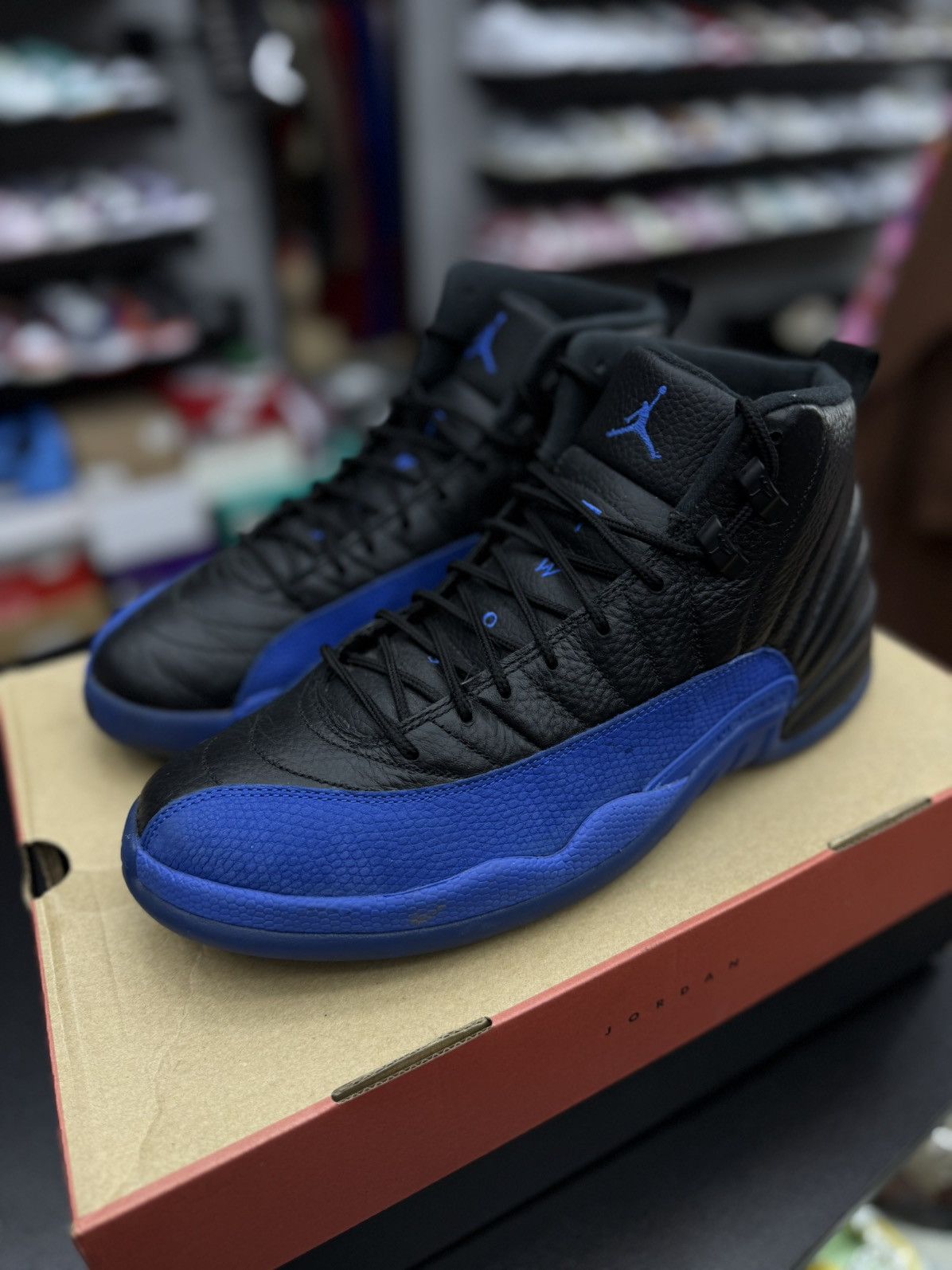Jordan Brand × Nike Jordan 12 Blueberry Royal Blue Size 11.5 2019 Size US 11.5 / EU 44-45 - 5 Thumbnail
