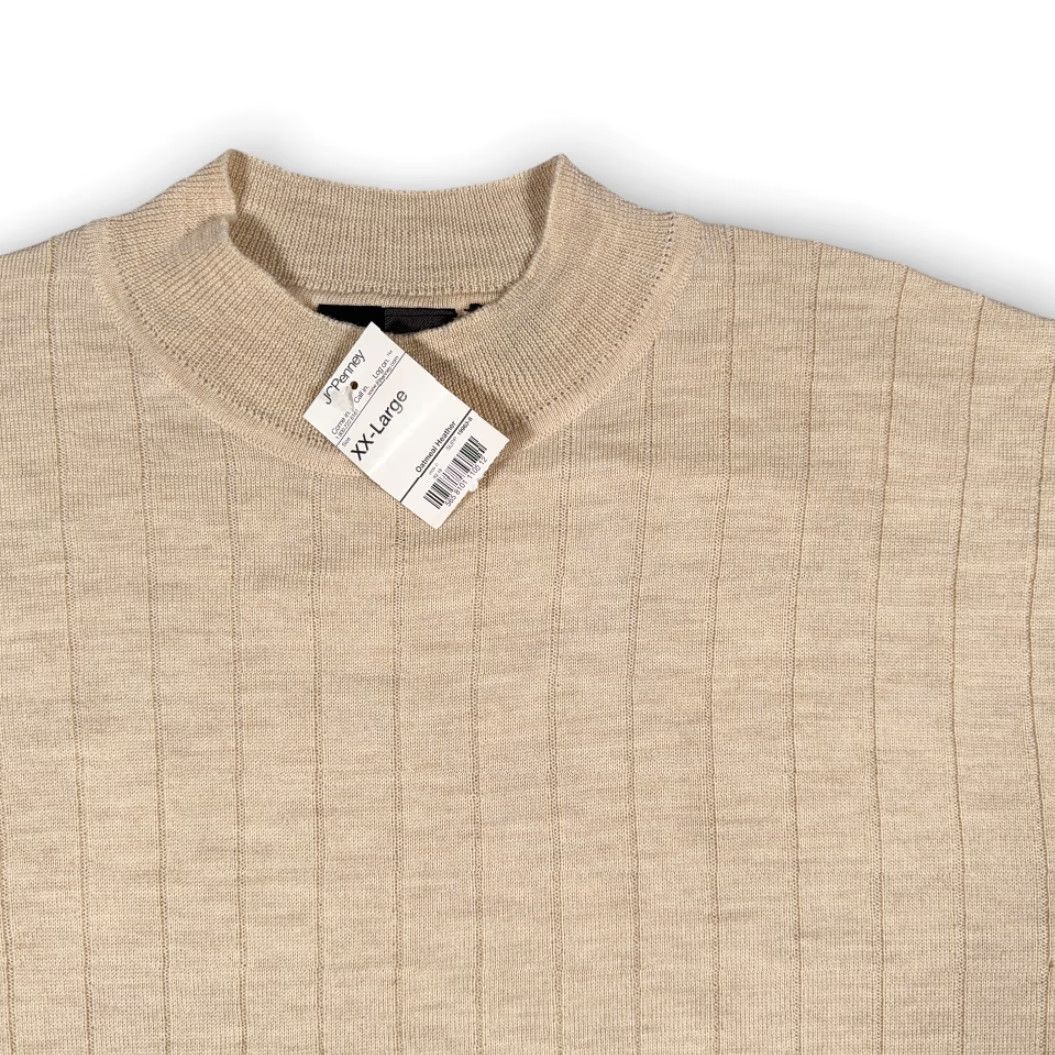 Ferrari VINTAGE J Ferrar Sweater Adult 2XL Brown Merino Wool Deadstock Tags 90s Wool Crew Knt Knit Pullover Mens Brown 90s Vintage J Ferrar Sweater 2XL Mens Size US XXL / EU 58 / 5 - 2 Thumbnail