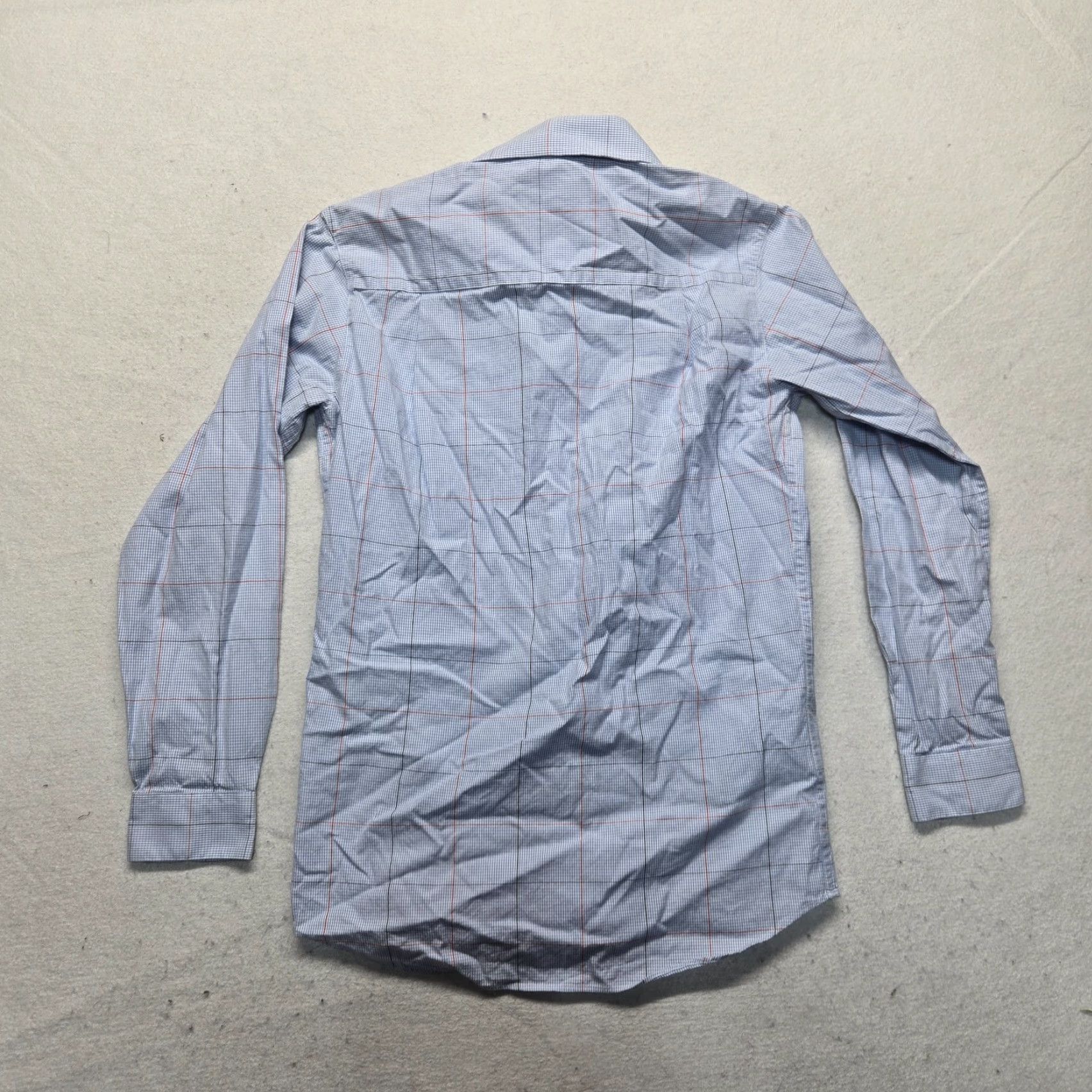 Sean John VINTAGE Sean John Collection New York Shirt Adult Male Size 14 Blue Check Short Sleeve Button-Down Casual Mens Size US S / EU 44-46 / 1 - 7 Thumbnail