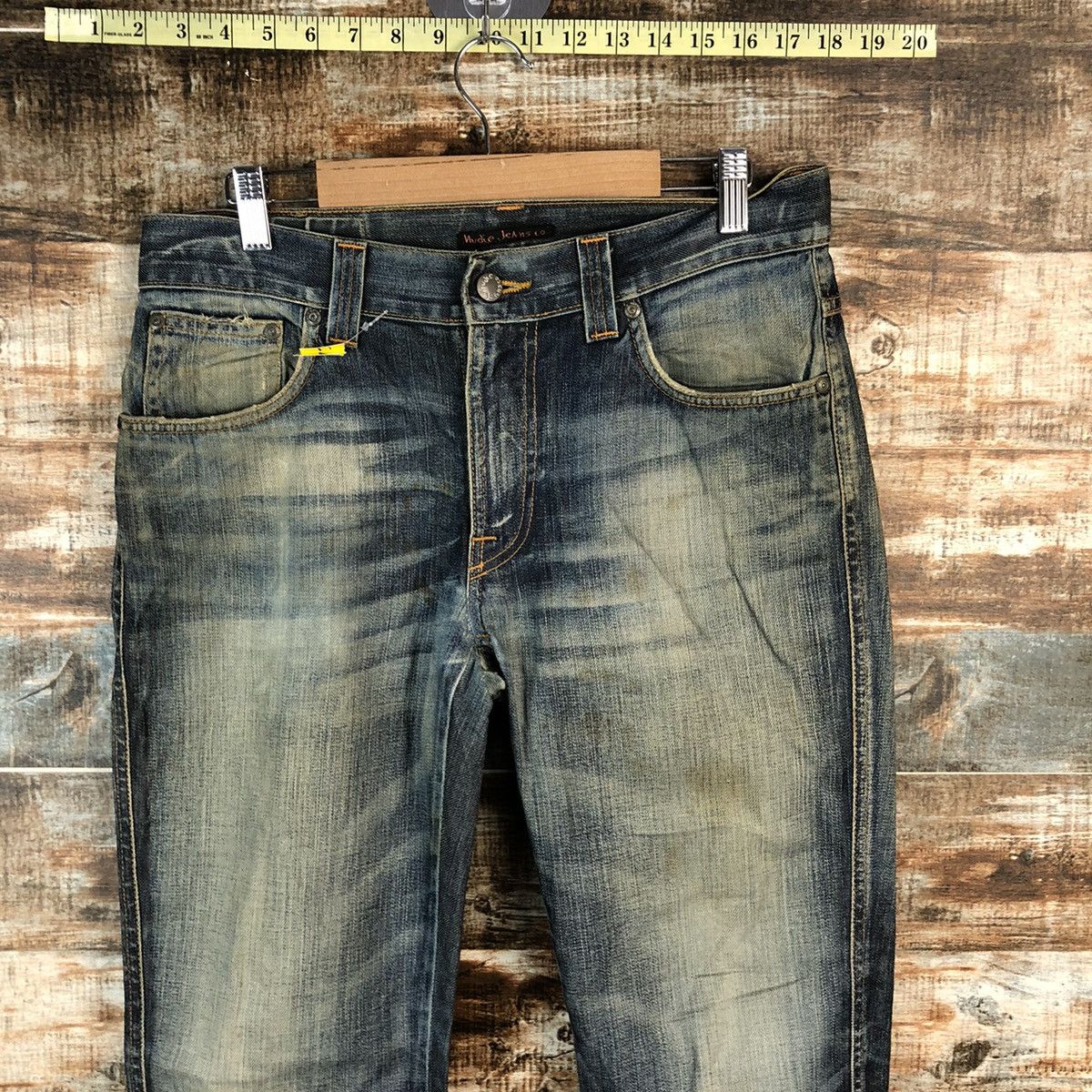 Nudie Jeans DL Nudie Jeans Blue Distressed Denim Pants #C139 Size US 31 - 4 Thumbnail