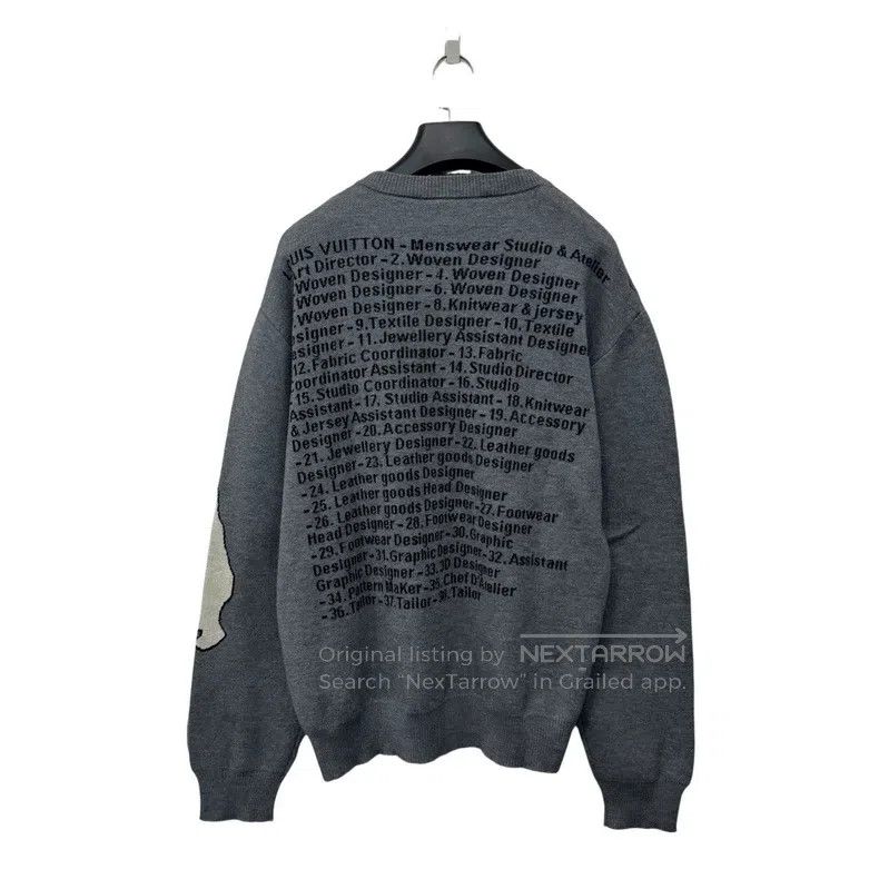 Other Louis Vuitton Gray portrait sweater Size US XXL / EU 58 / 5 - 2 Thumbnail
