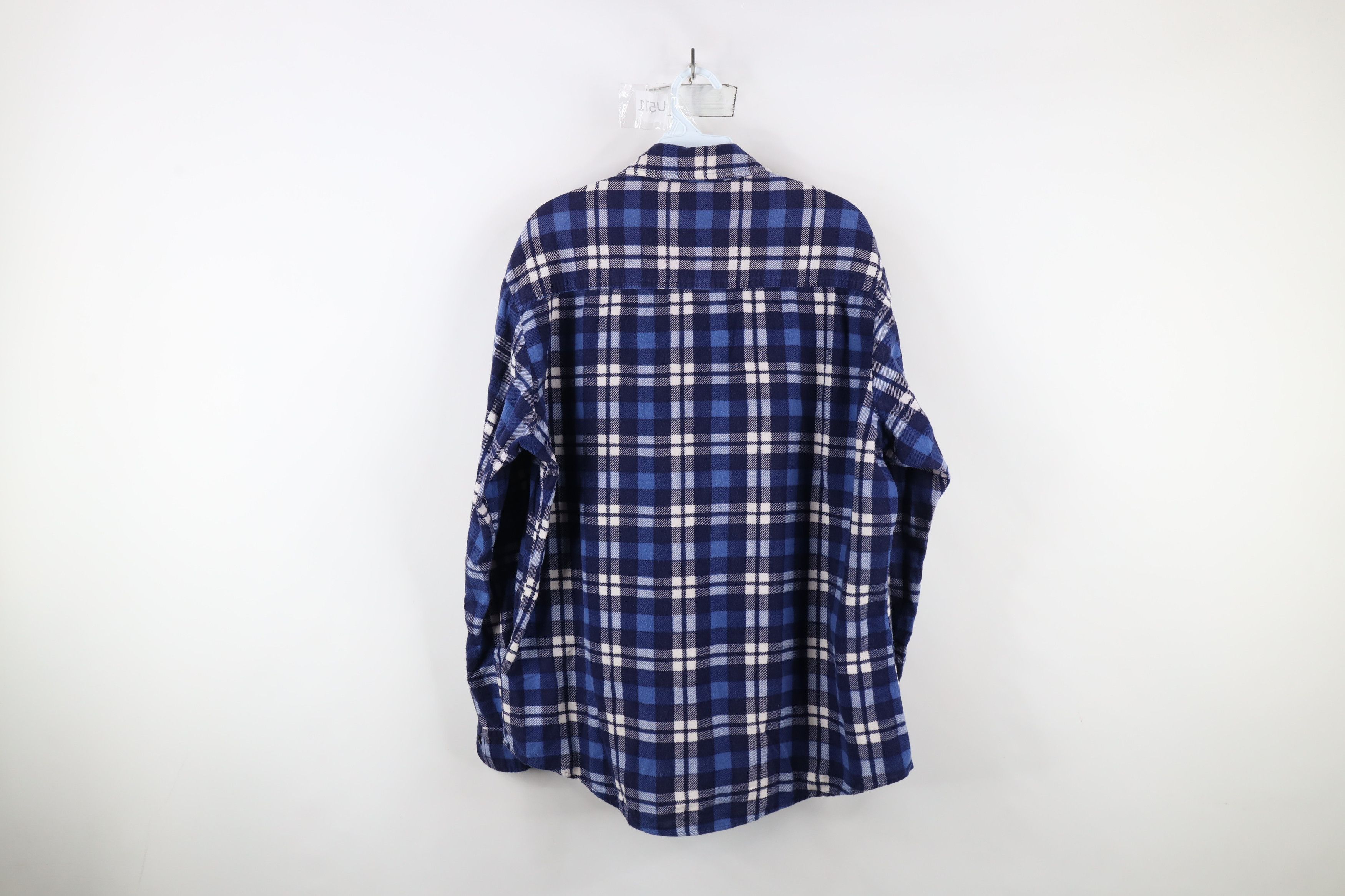 Vintage Vintage 90s Streetwear Flannel Collared Button Shirt Size US L / EU 52-54 / 3 - 10 Thumbnail