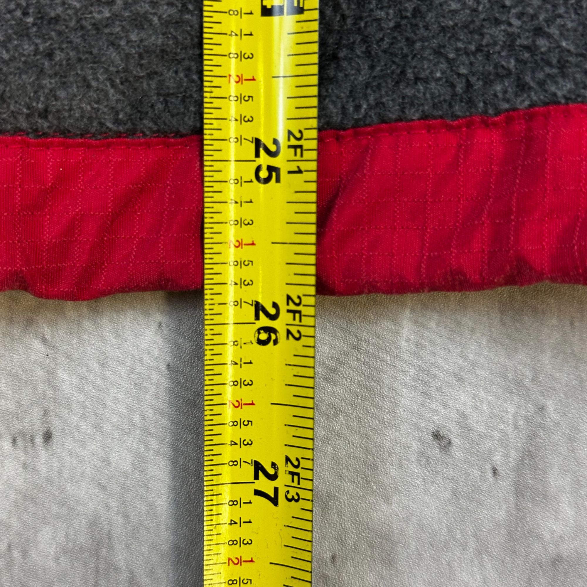 Tommy Hilfiger Tommy Hilfiger Mens Outdoor Fleece Jacket Gray/Red Size L Size US L / EU 52-54 / 3 - 5 Thumbnail
