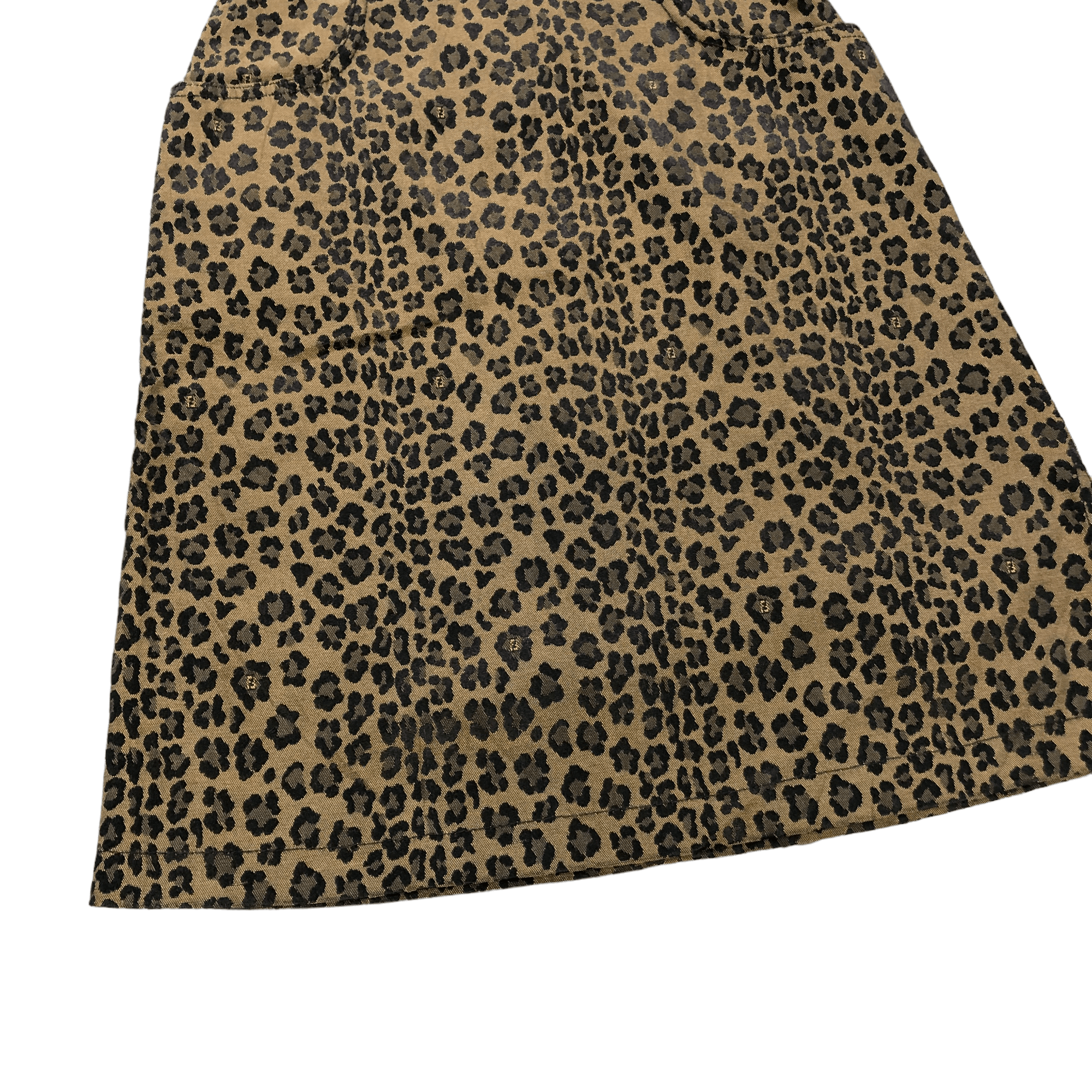 Fendi FENDI JEANS LEOPARD SKIN DESIGNS MINI SKIRTS #6249-220 Size 23" - 5 Thumbnail