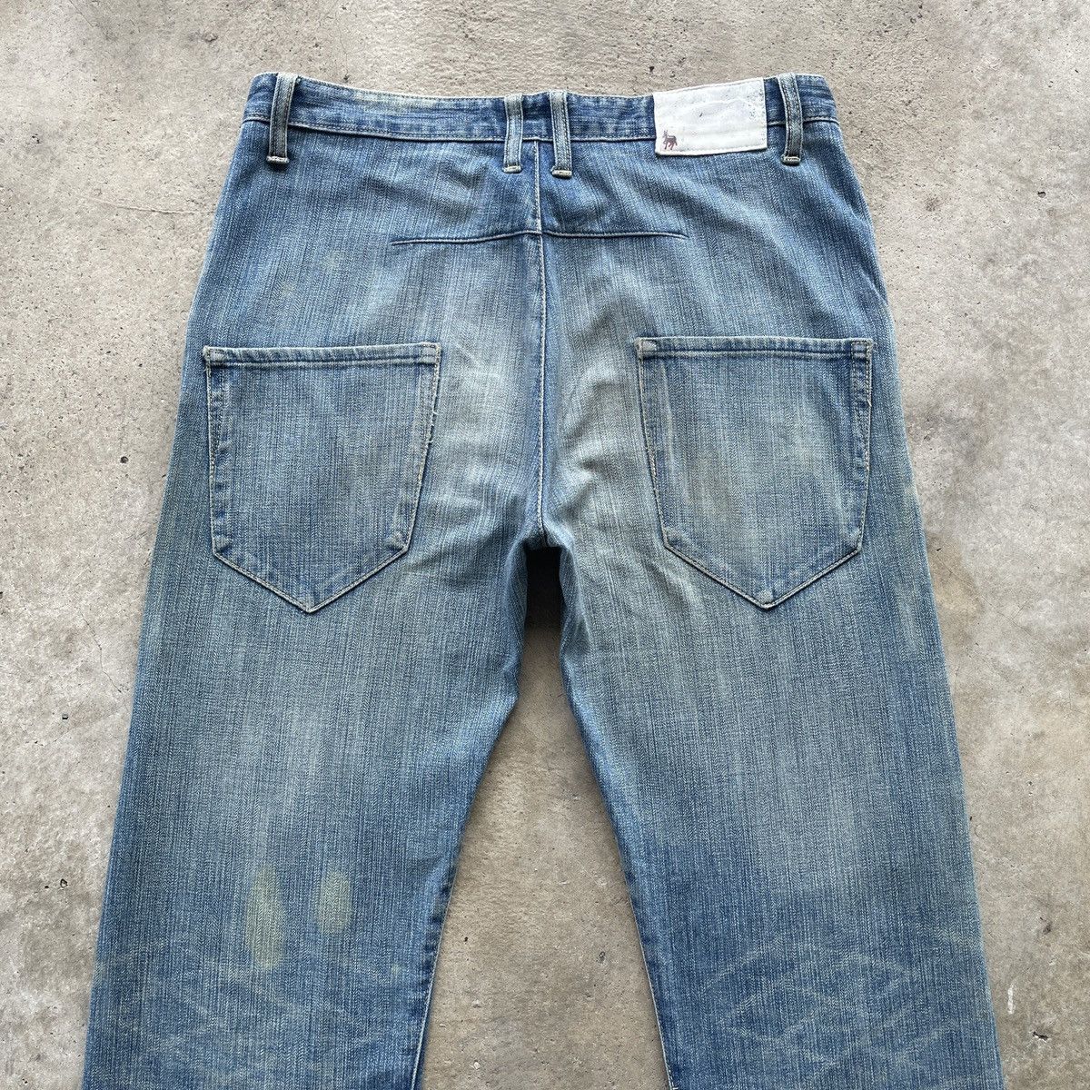 Japanese Brand Vintage Coney Japan Flare Rusty Denim Distressed Jeans Pants Size US 34 / EU 50 - 9 Thumbnail