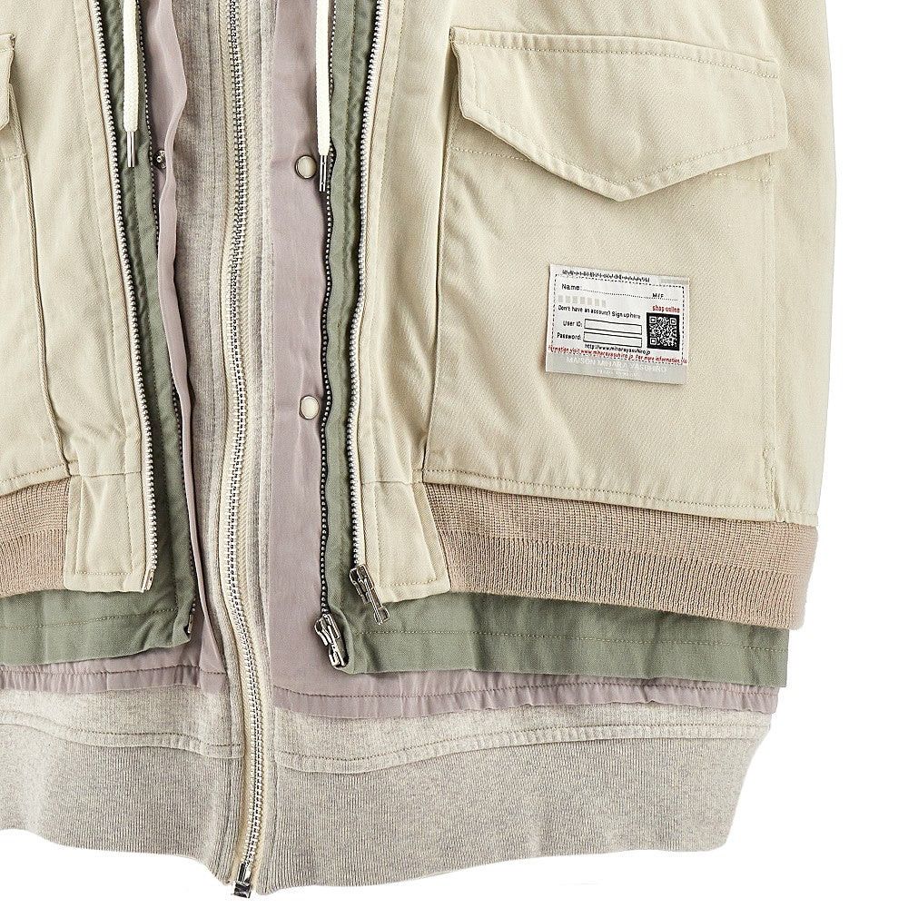Maison MIHARA YASUHIRO o1mle0924 Triple Layered Vest in Multicolor Size US M / EU 48-50 / 2 - 4 Thumbnail