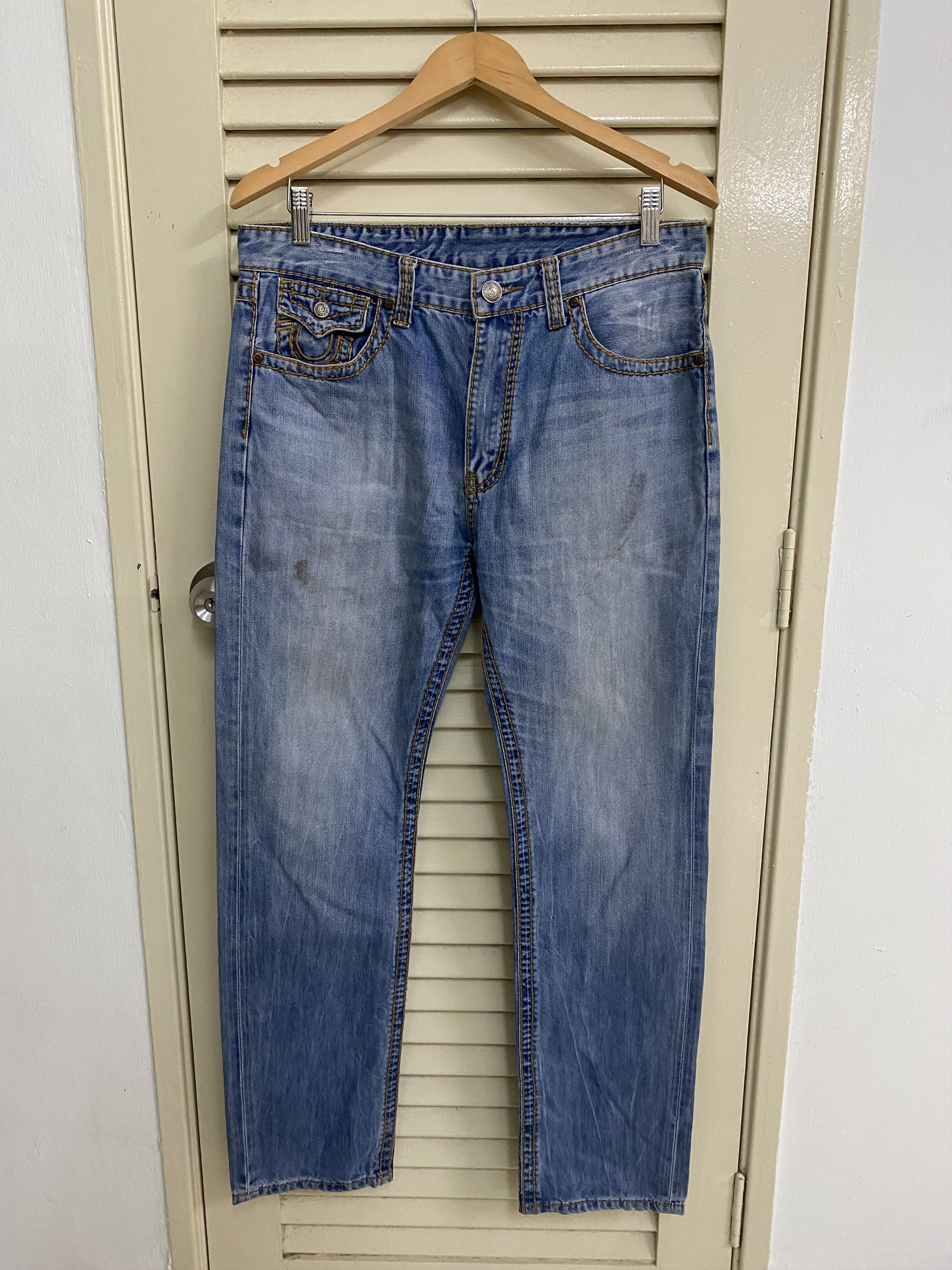 True Religion True Religion Billy Supert Jeans Size US 34 / EU 50 - 2 Thumbnail