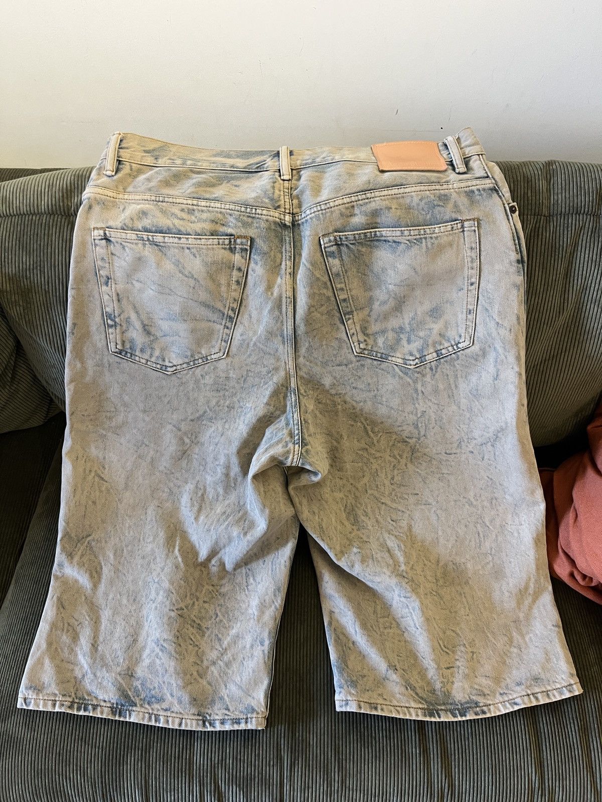 Acne Studios Acne Studios loose fit denim Shorts Blue/Brown Size US 32 / EU 48 - 2 Thumbnail