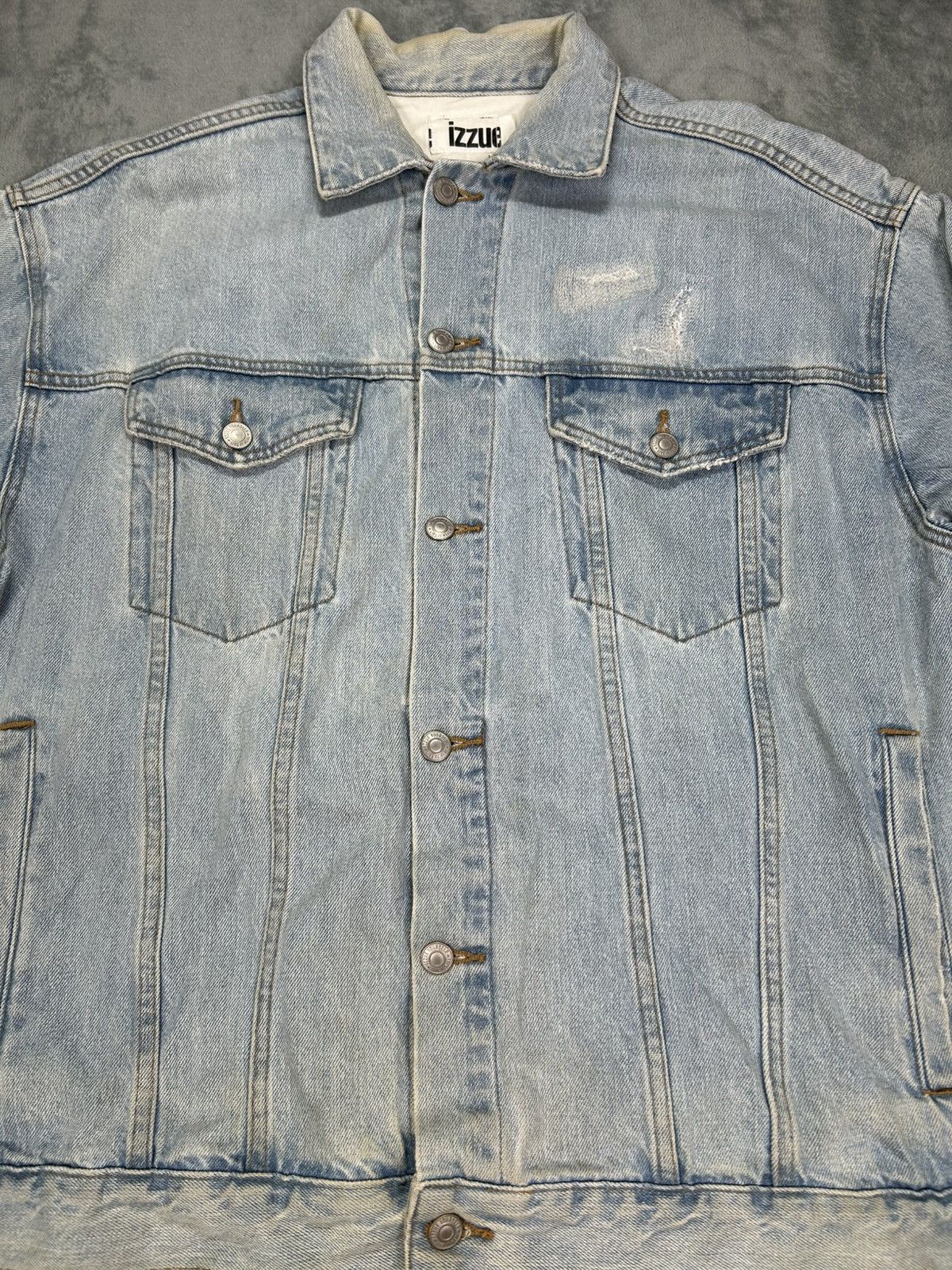 izzue Izzue Oversize Denim Jacket. J015 Size US L / EU 52-54 / 3 - 3 Thumbnail