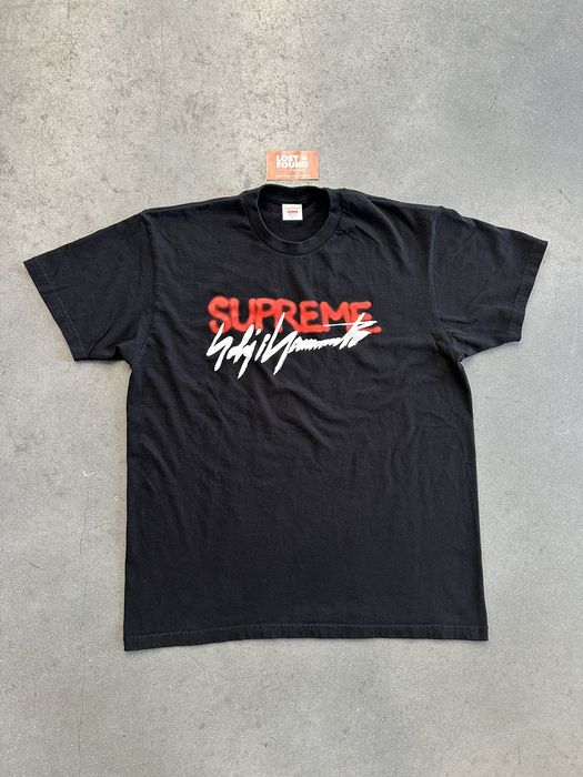 Supreme yohji yamamoto logo hot sale tee