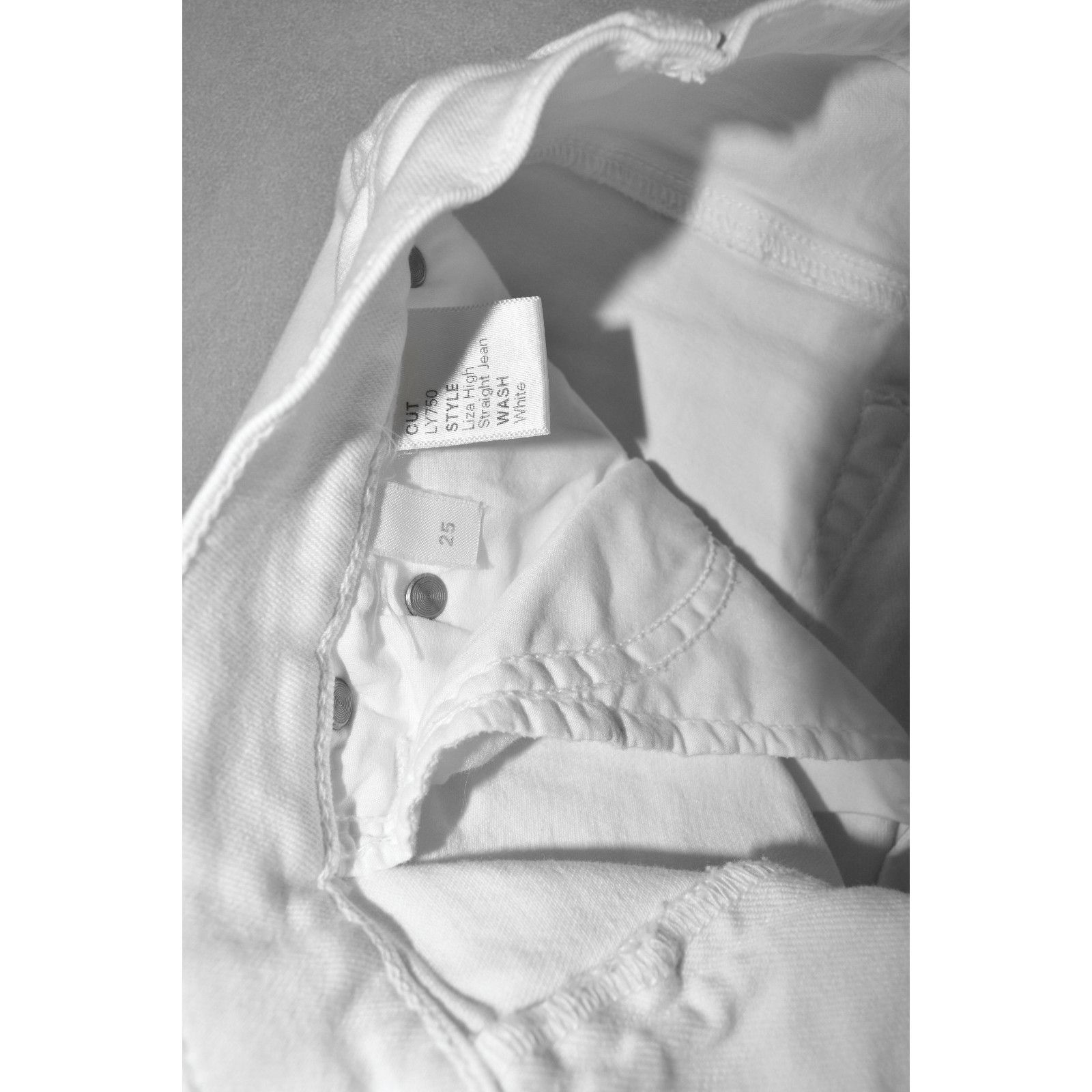 Reformation NEW REFORMATION Liza High White Straight Jeans Size 25 Size 26" / US 2 / IT 38 - 5 Thumbnail