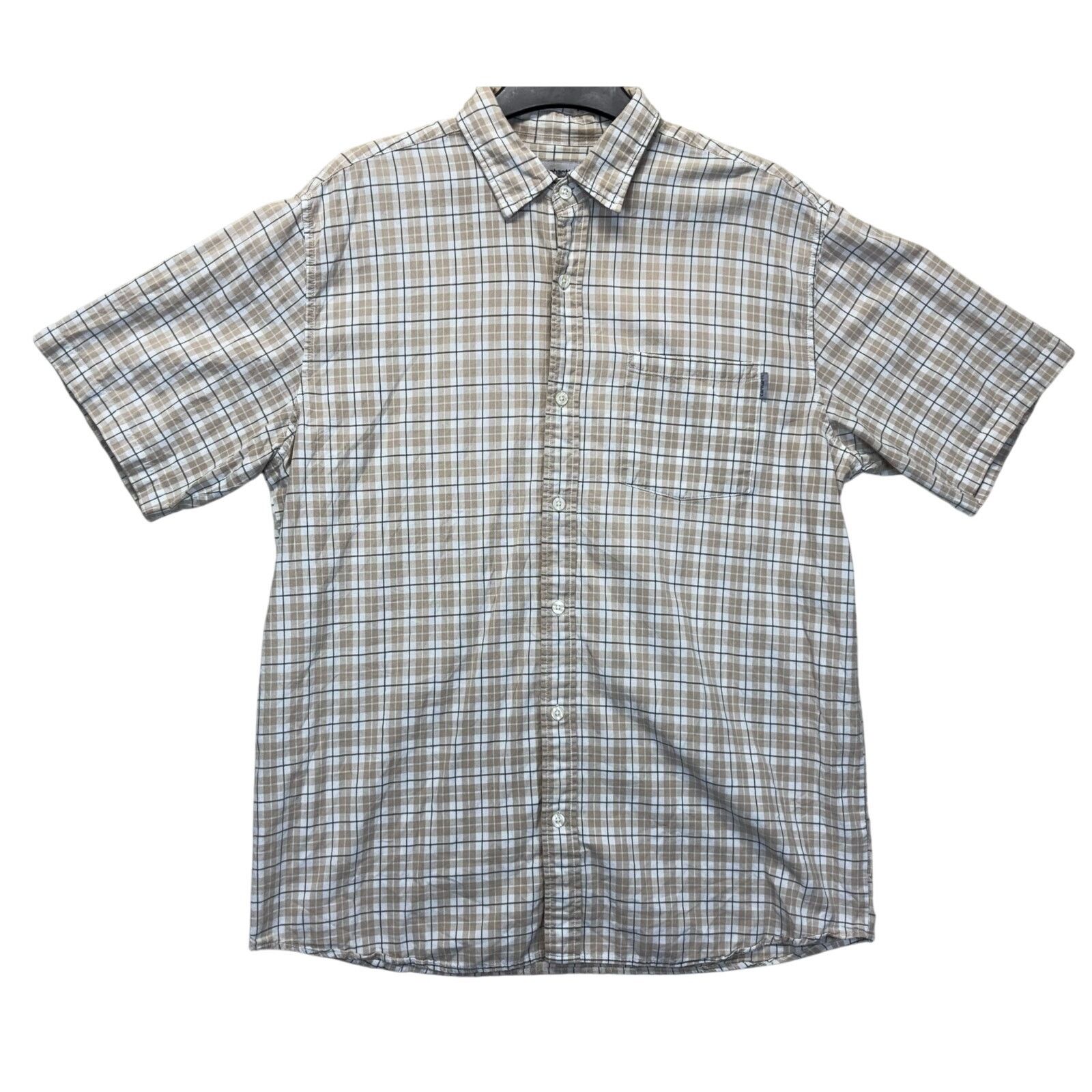 Carhartt Carhartt Men’s XL Plaid Short Sleeve Button Down Shirt Size US XL / EU 56 / 4 - 1 Thumbnail