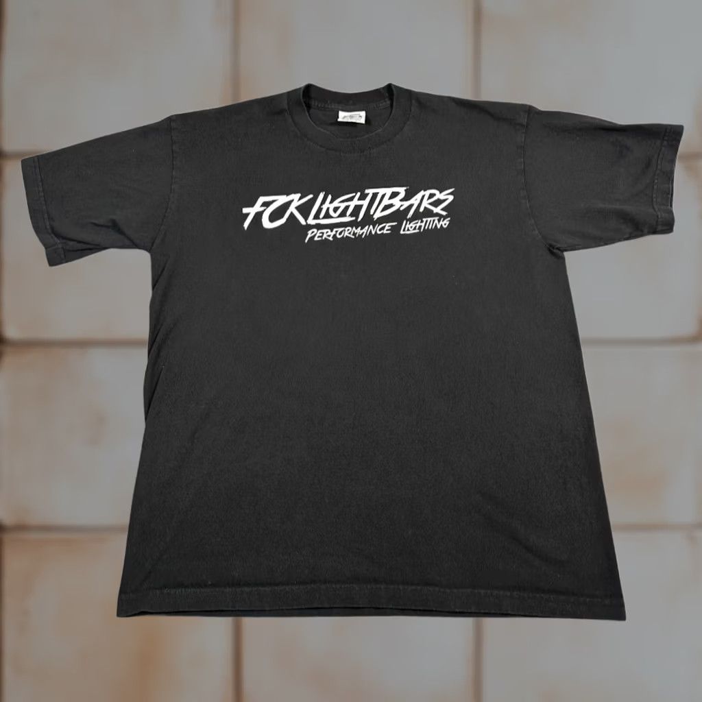 Vintage Fck Lightbars Shirt Adult XL Black 5 Pro Athletic T-Shirt Crew Neck Short Sleeve Cotton Mens Vintage No Size US XL / EU 56 / 4 - 1 Thumbnail