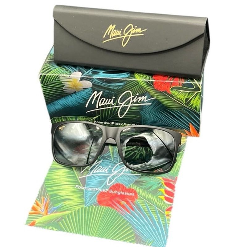 Maui Jim Maui Jim Red Sand polarized sunglasses Matte Black MJ0432S Size ONE SIZE - 3 Thumbnail