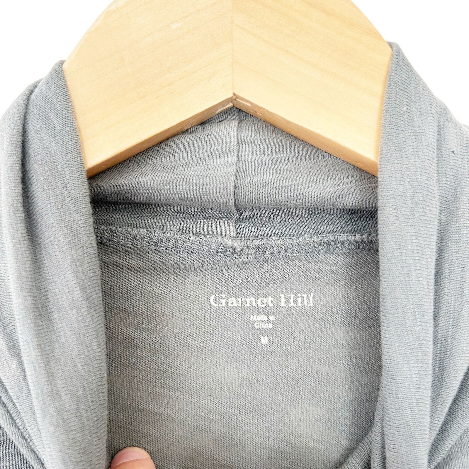 Other Garnet Hill Gray Turtleneck Sz M Size M / US 6-8 / IT 42-44 - 2 Thumbnail