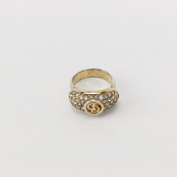 Dior Dior Crystal Letter CD Vintage Ring Size 14 -z2505 Size ONE SIZE - 2 Thumbnail