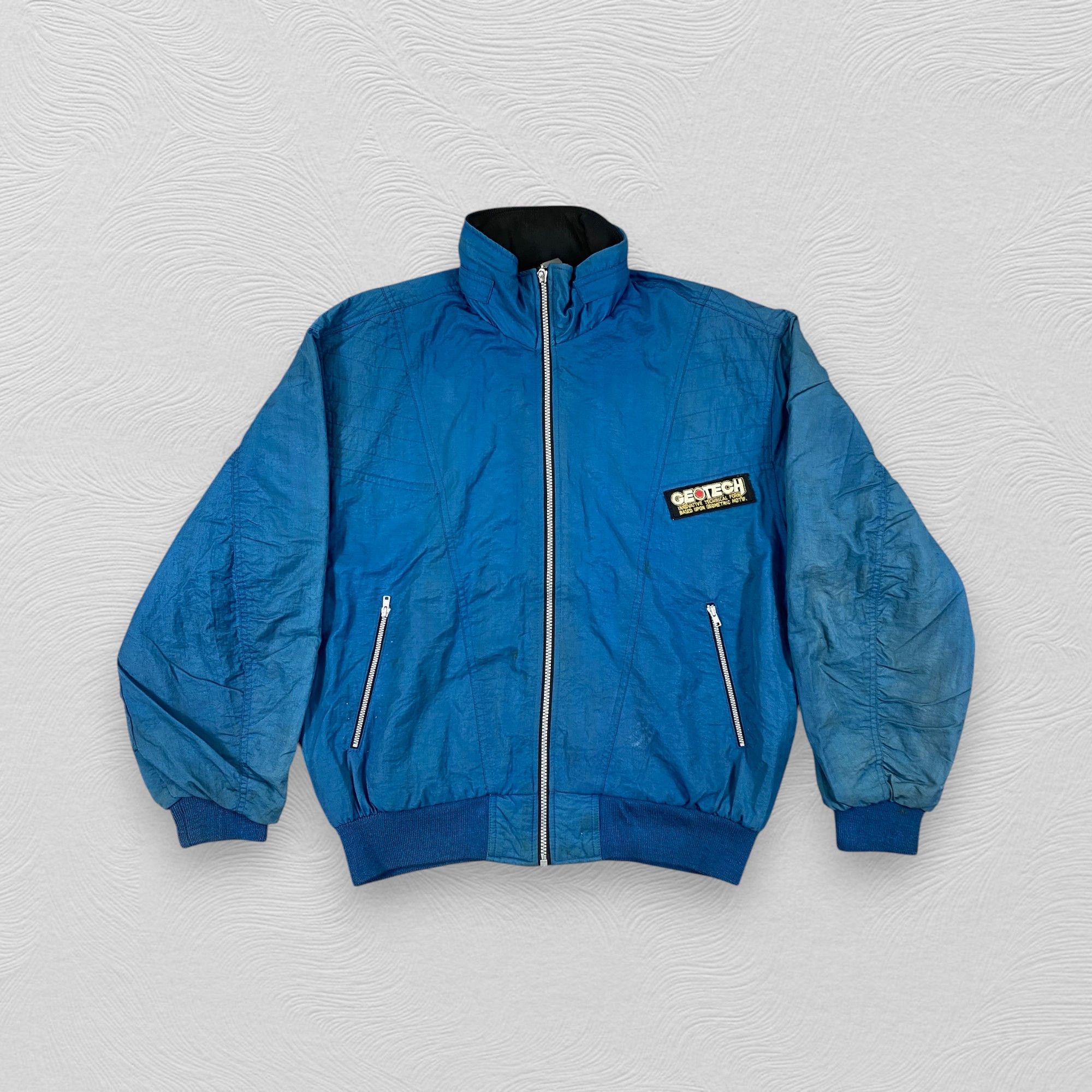 Nike Vintage Nike Geotech Bomber Jacket- J326 Size US L / EU 52-54 / 3 - 1 Thumbnail