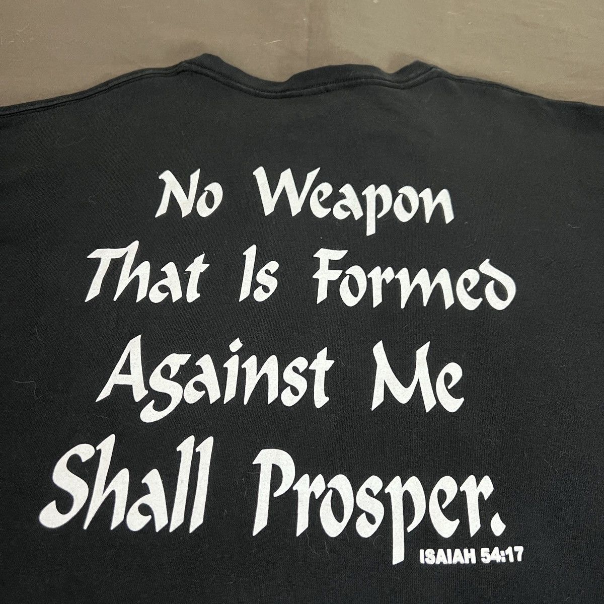 Vintage Vintage Y2K PRAYER WARRIOR GOD Jesus Holy Bible Tee XL Size US XL / EU 56 / 4 - 7 Thumbnail