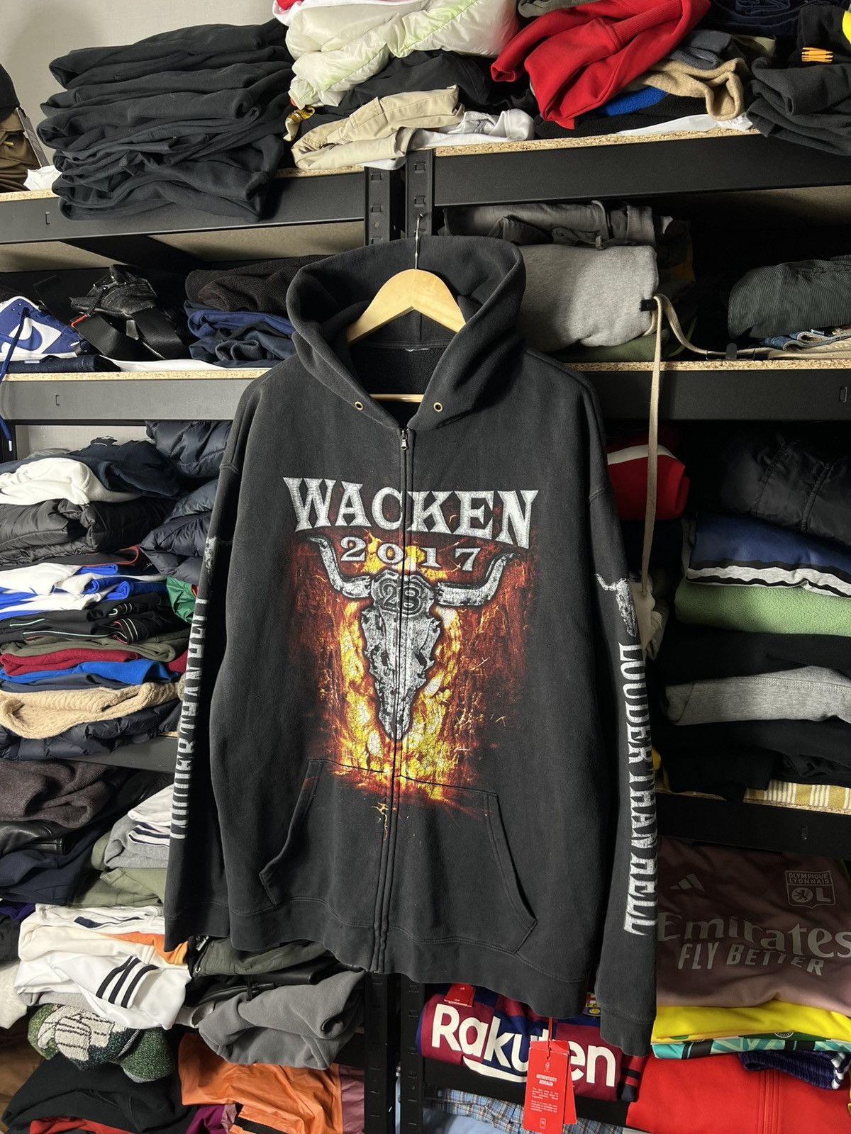 Band Tees Wacken Open Air 2017 Zip Hoodie Band Merch Size US L / EU 52-54 / 3 - 1 Thumbnail