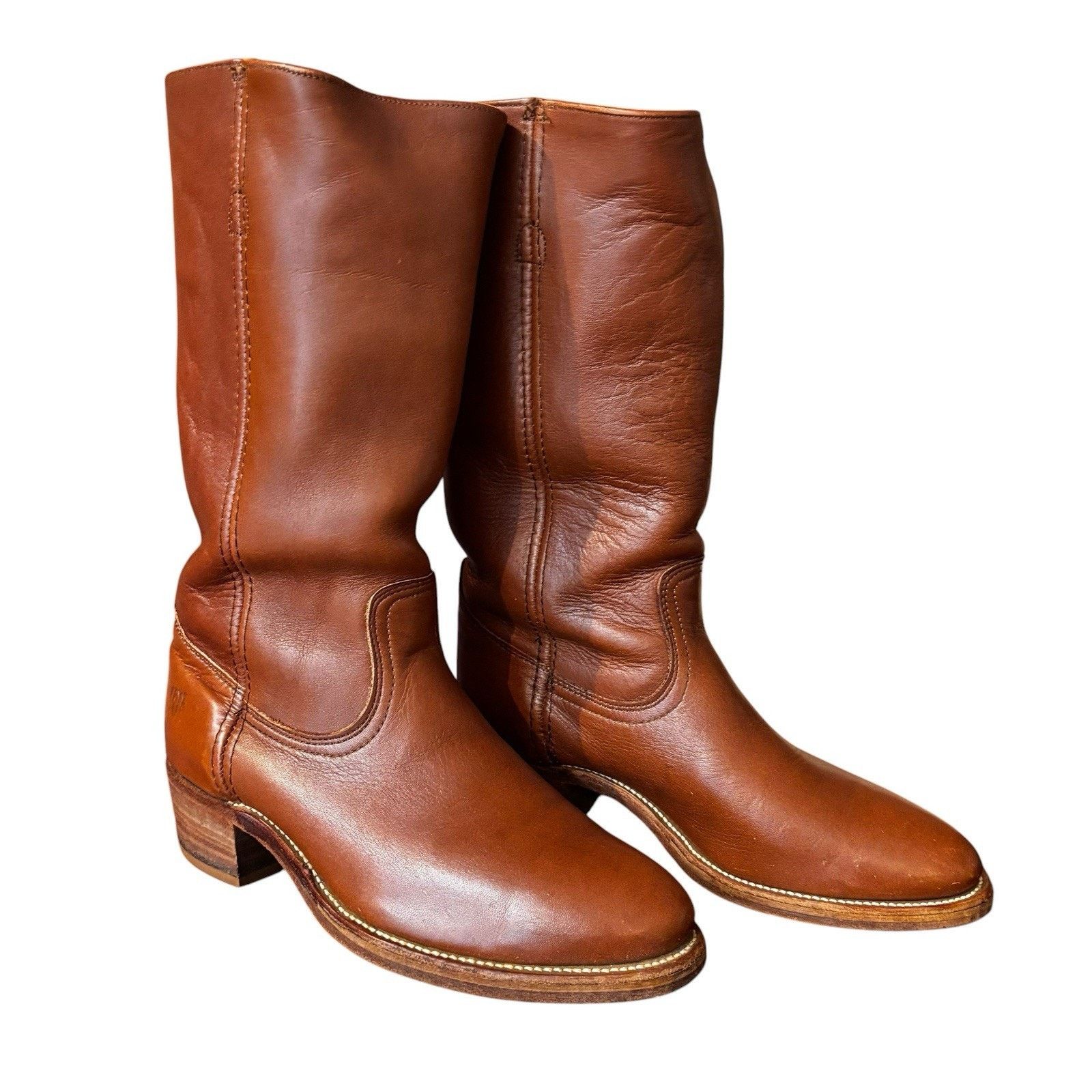Frye Frye 2595 Vintage White Label Campus Tall Boots Mens  display picture 3