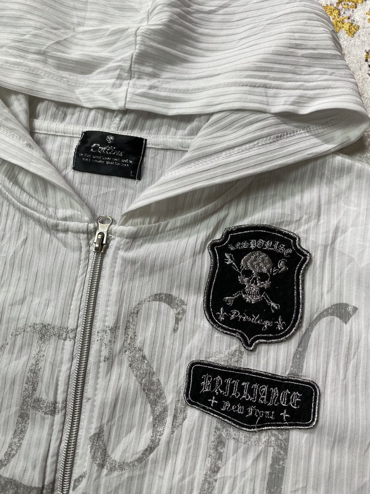 If Six Was Nine × Japanese Brand × Le Grande Bleu (L.G.B.) Japanese Collins poem Punk Gothic style Size US L / EU 52-54 / 3 - 5 Thumbnail