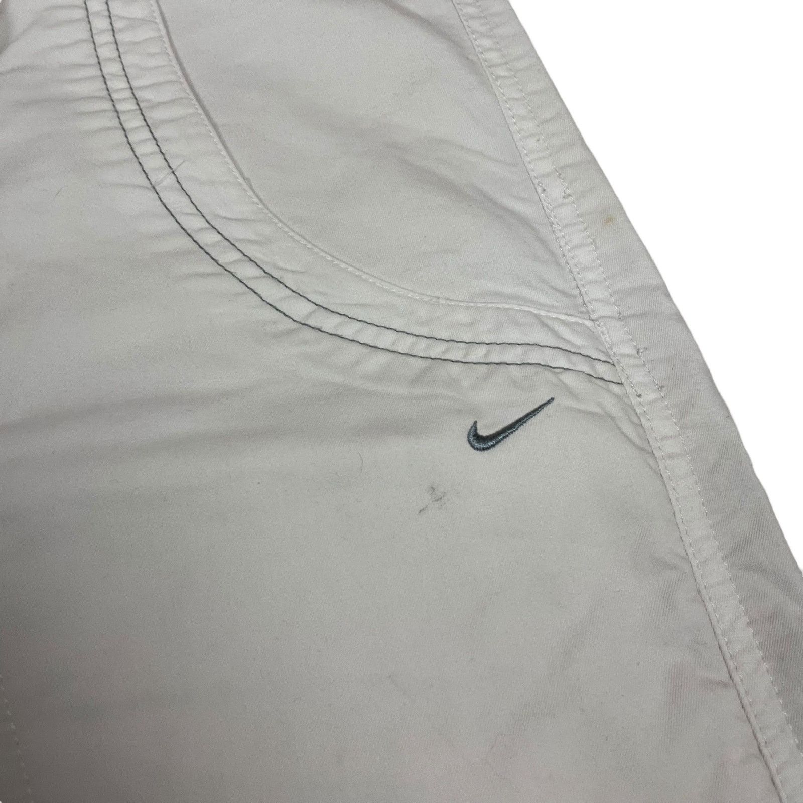 Nike Nike Dri Fit Women's White High Rise Straight Ankle Pant 10 Size 32" / US 10 / IT 46 - 3 Thumbnail