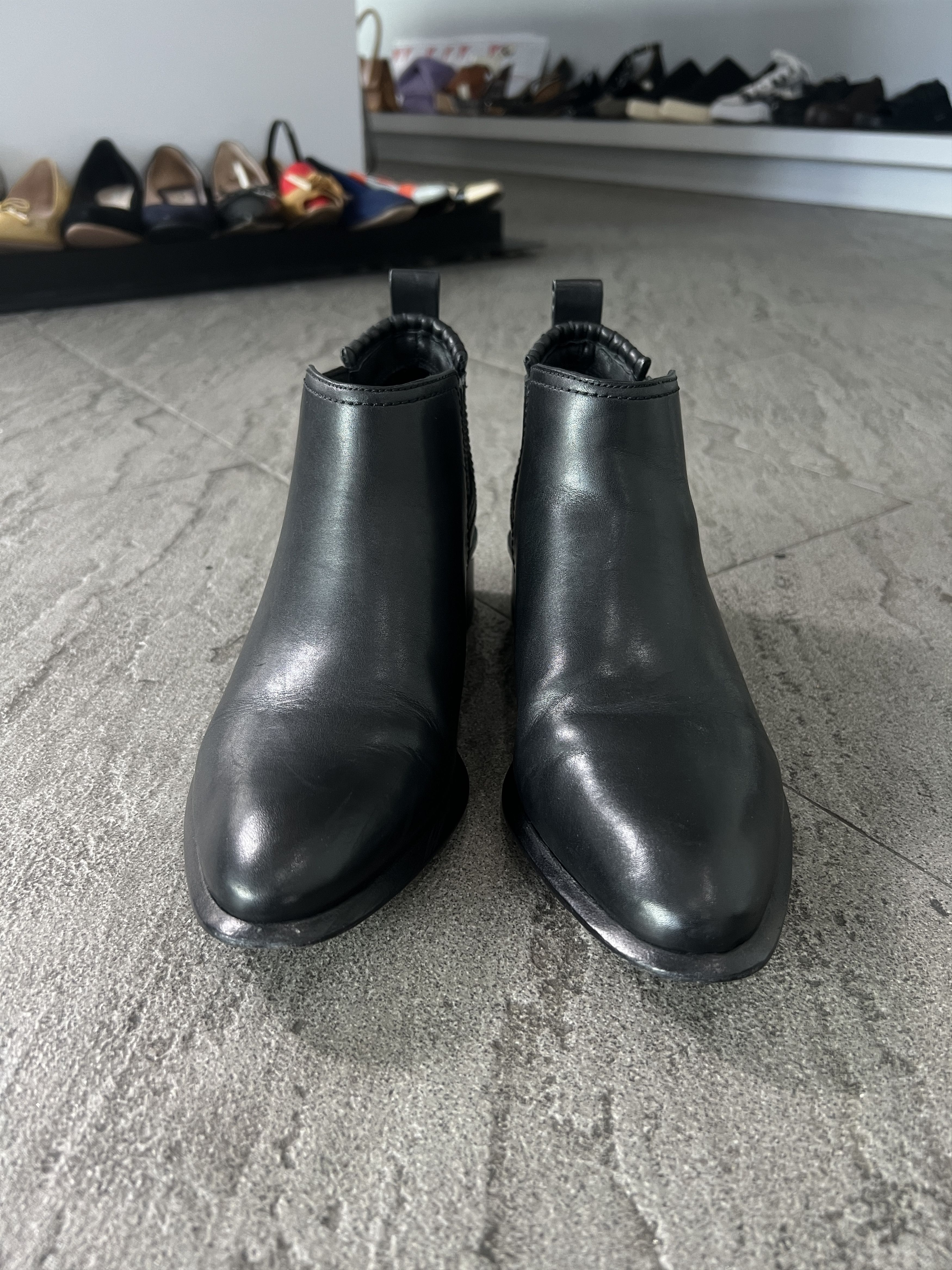 Alexander Wang Alexander Wang Black Leather Chelsea Boots EU38 Size US 8 / IT 38 - 5 Thumbnail