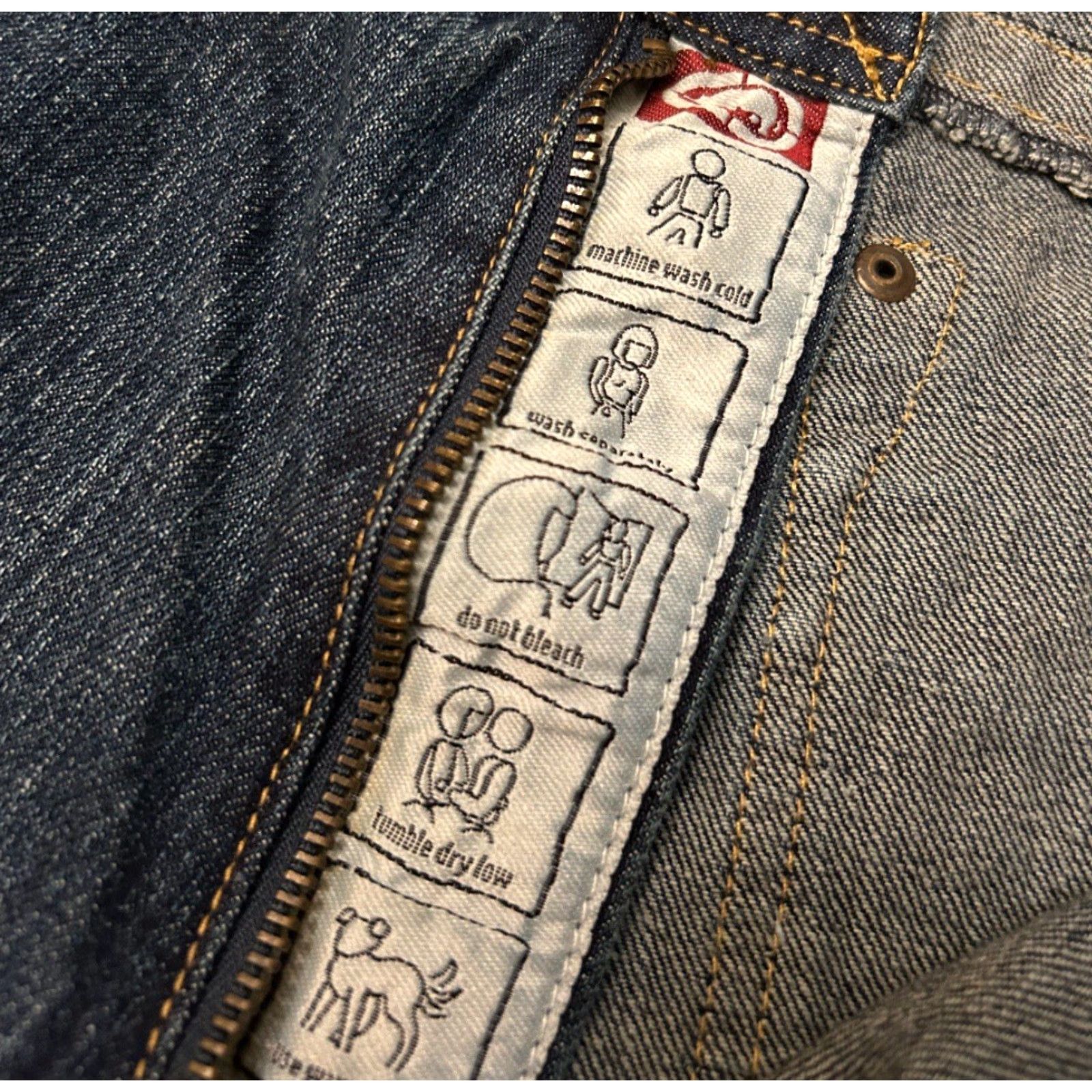 Ecko Unltd. VINTAGE Ecko Unltd Baggy Jeans Hip Hop Skater Grunge VTG Mens Sz 36 Blue Denim 36x33 Wide-Leg Pockets Size US 36 / EU 52 - 4 Thumbnail