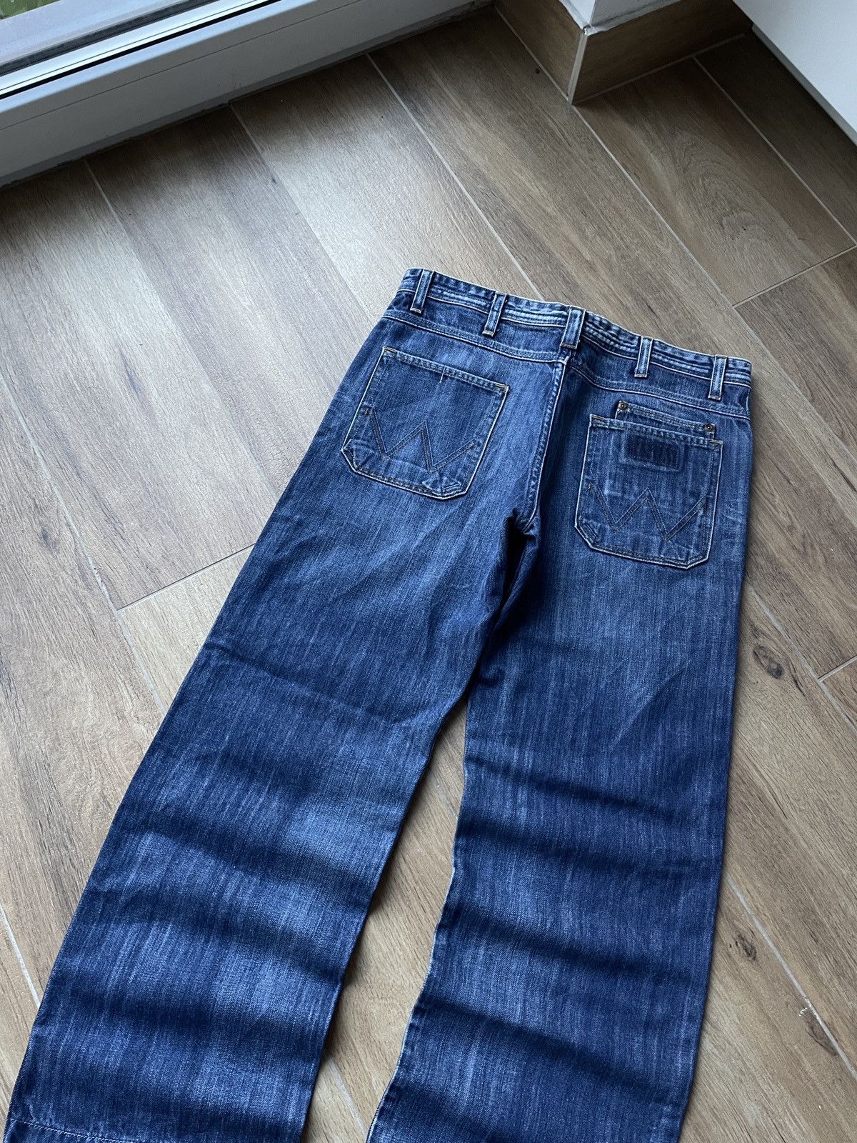 Vintage Vintage Avant Garde Jeans Baggy Wide Japanese Y2K Wahsed Y2K Size US 30 / EU 46 - 7 Thumbnail