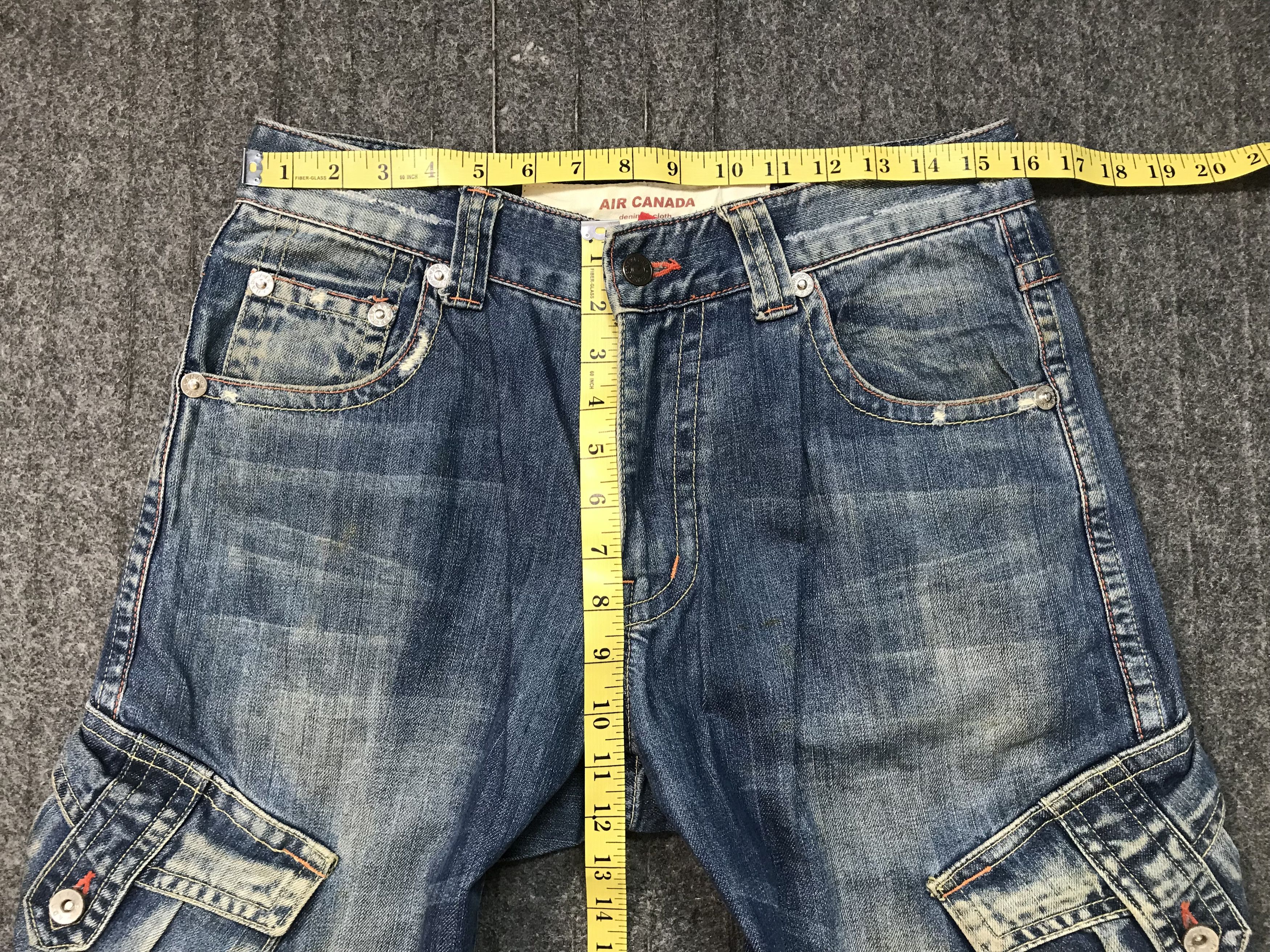 Other Air Canada Straight Cut Indigo Cargo Denim Jeans Size US 31 - 10 Thumbnail