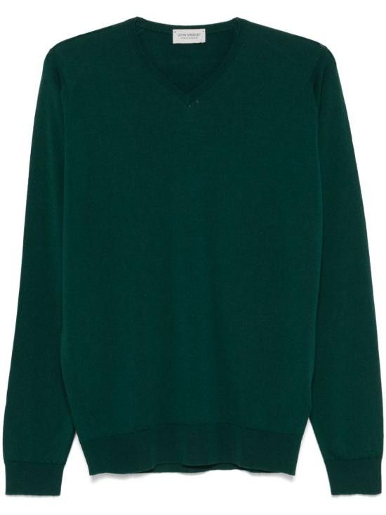 John Smedley JOHN SMEDLEY Men Sweater SHIPTON PINE Green Size US M / EU 48-50 / 2 - 1 Thumbnail