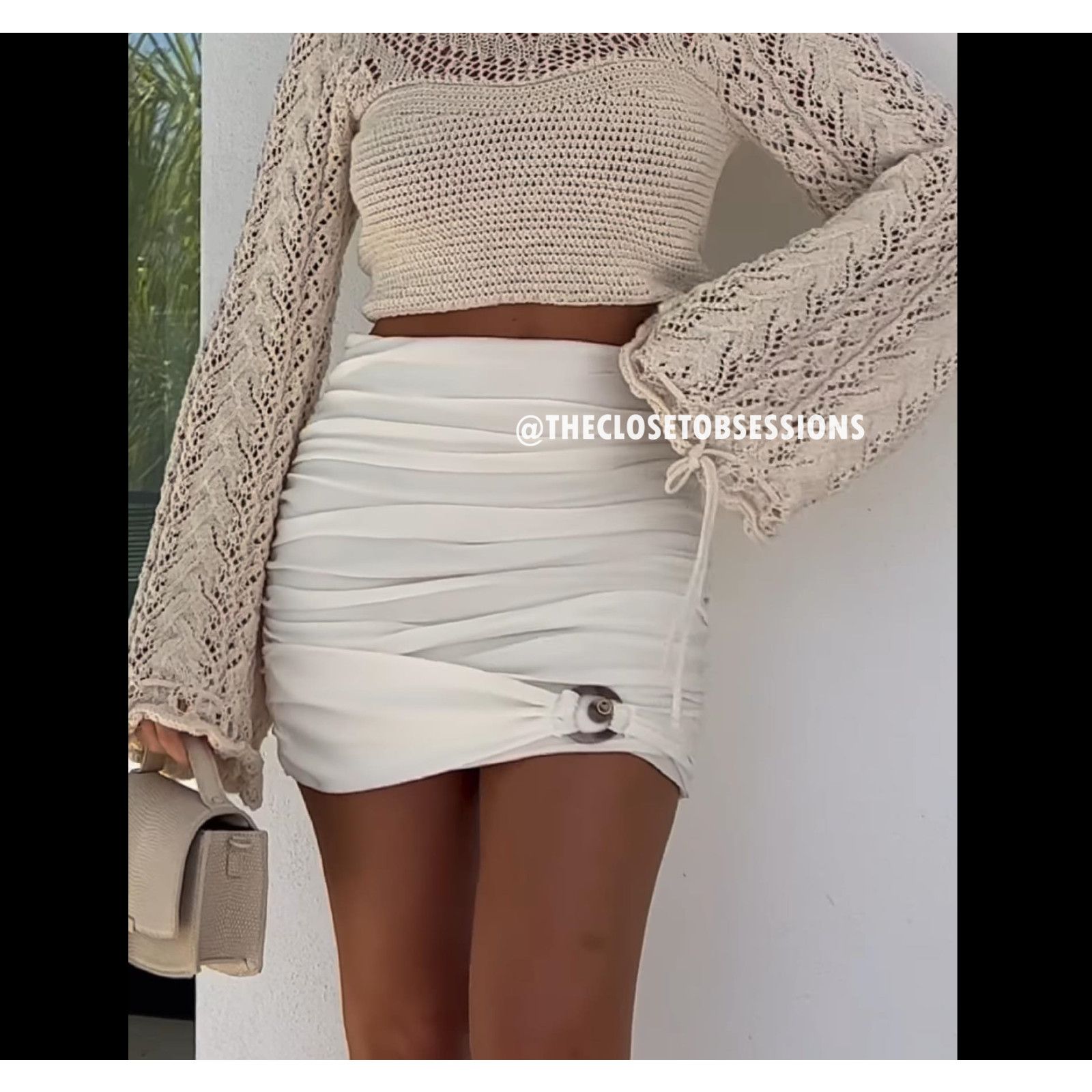 Zara ZARA BLOGGER FAVE!!! Linen Blend Mini Skirt NWT Size 28" / US 6 / IT 42 - 6 Thumbnail