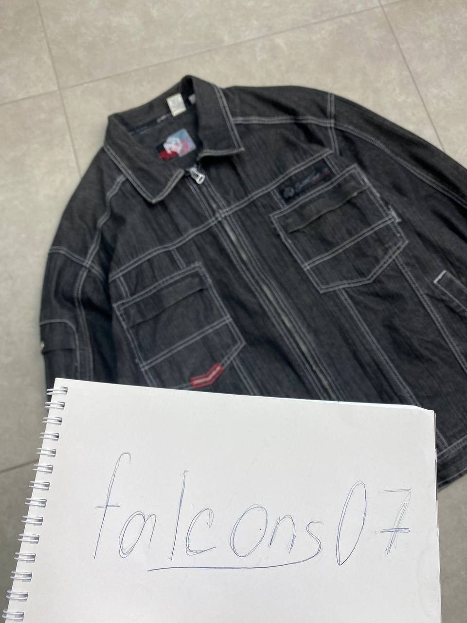 Southpole Vintage South Pole Washed Denim Pocket Zip Jacket Size US XL / EU 56 / 4 - 2 Thumbnail