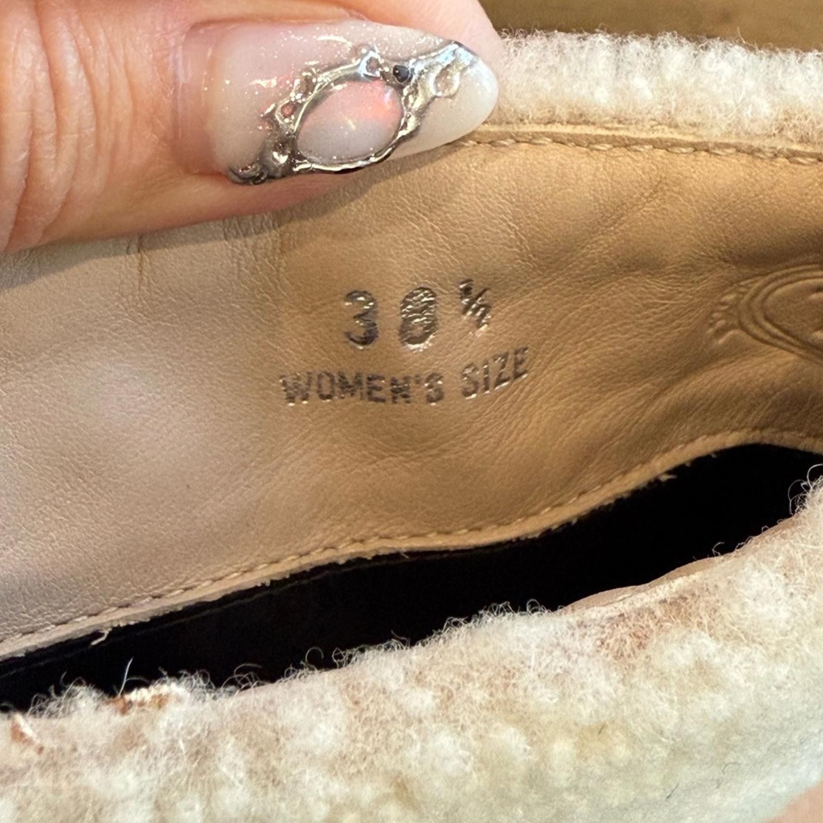 Tod's Tod's Tan and Cream Heeled Boots Size US 8.5 / IT 38.5 - 8 Thumbnail