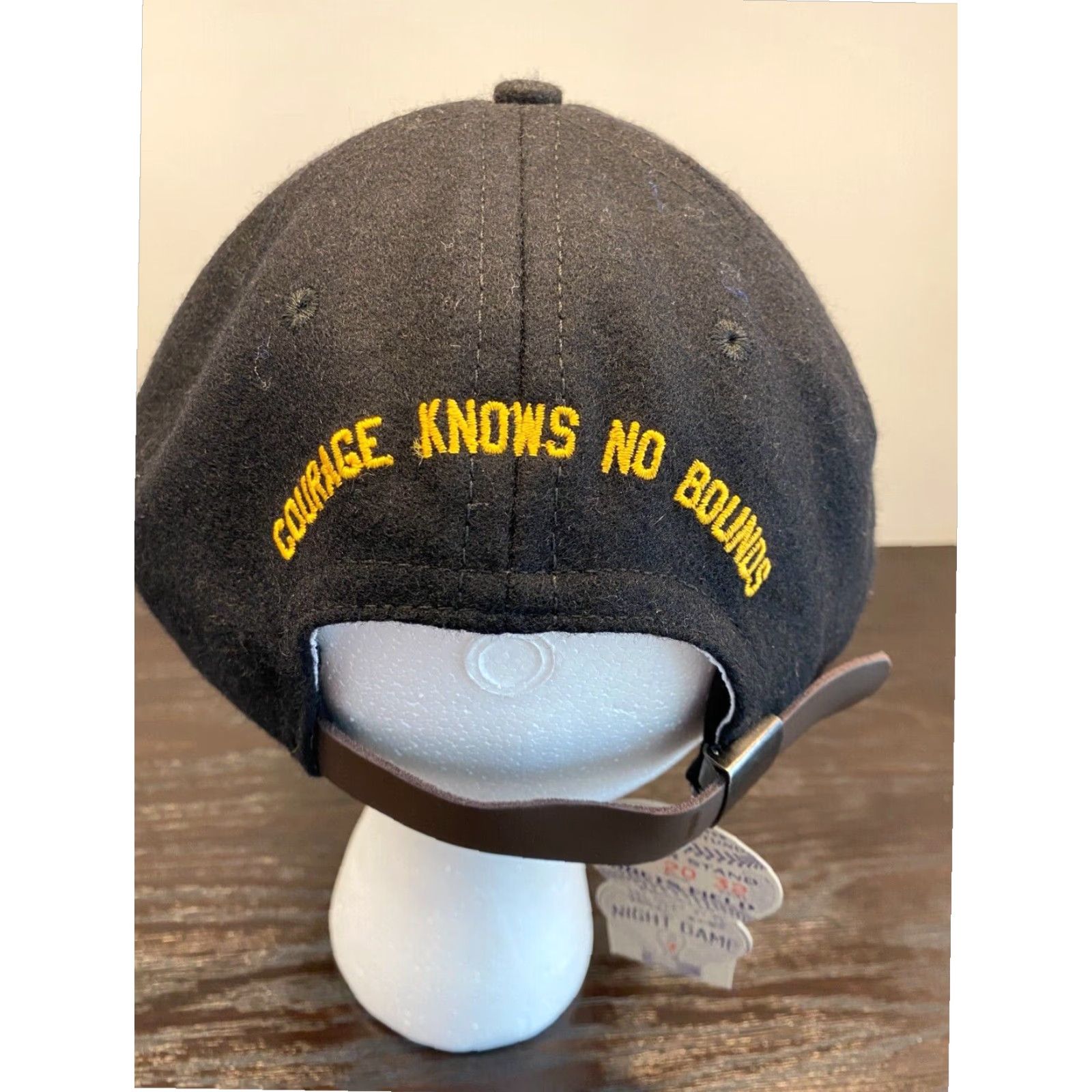 Ebbets Field Flannels Ebbets Field Flannels Black Wool Baseball Cap Adjustable One Size Mens Size ONE SIZE - 5 Thumbnail