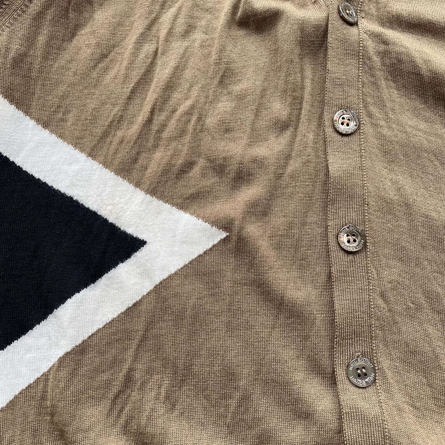 Neil Barrett Neil Barrett Deconstructed Pattern Cardigan Khaki L Size L / US 10 / IT 46 - 3 Thumbnail