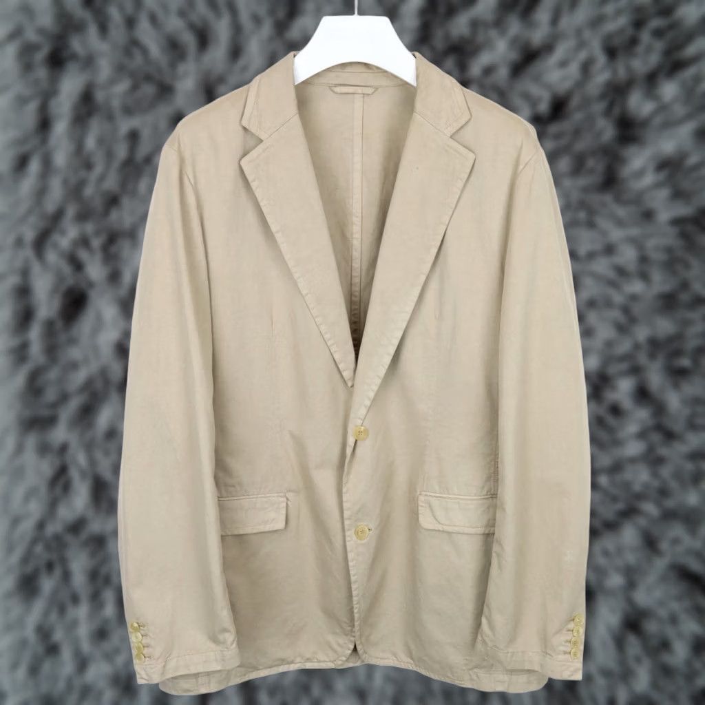 Hugo Boss HUGO BOSS Maxwell/Winner-D Blazer Men's XL Single Breasted Notch Lapel Blazer Beige Size 46R - 1 Thumbnail