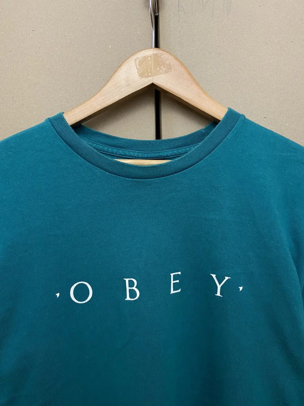 Obey VINTAGE OBAY RAP Y2K TEE T SHIRT JAPANESE SKATE STREETWEAR Size US M / EU 48-50 / 2 - 6 Thumbnail