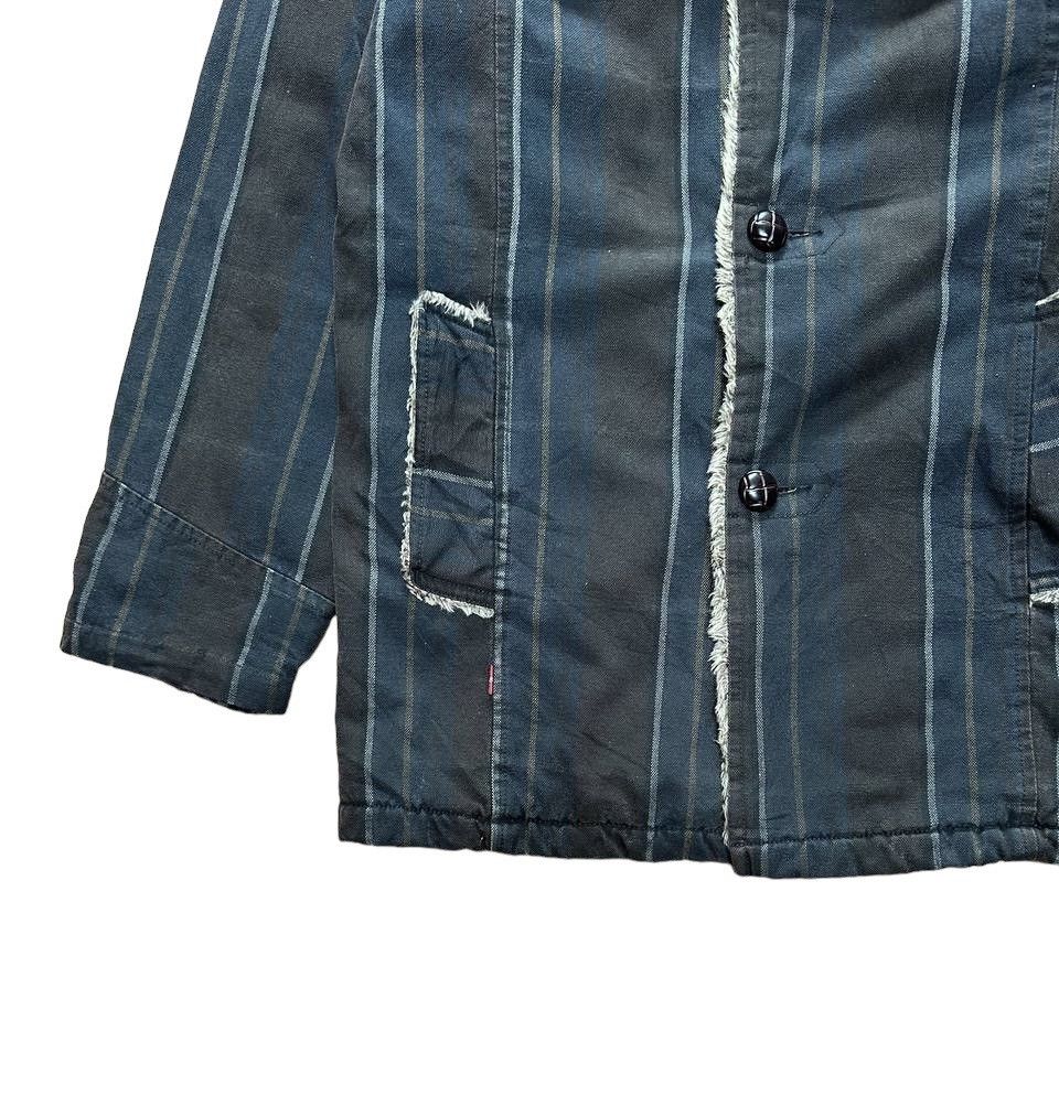Japanese Brand × Levi's Vintage Clothing Vtg Levi's Redloop Sherpa Stripes Jacket Size US S / EU 44-46 / 1 - 6 Thumbnail