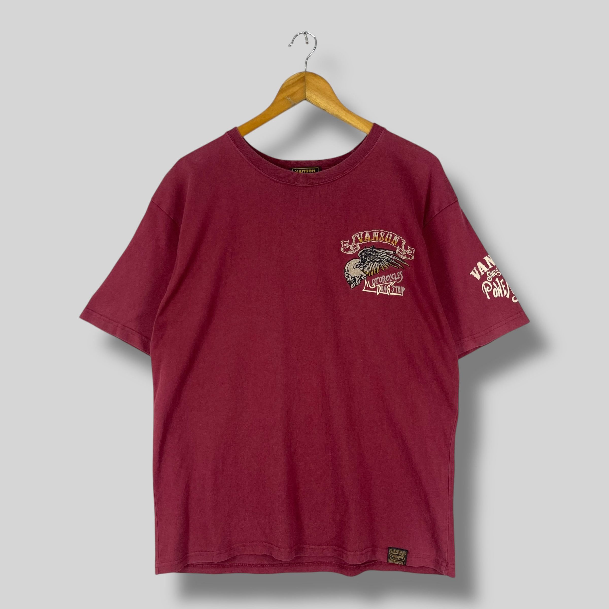 Vanson Leathers Vintage VANSON COTTONS World Famous Monster Machine Tshirt Size US M / EU 48-50 / 2 - 4 Thumbnail