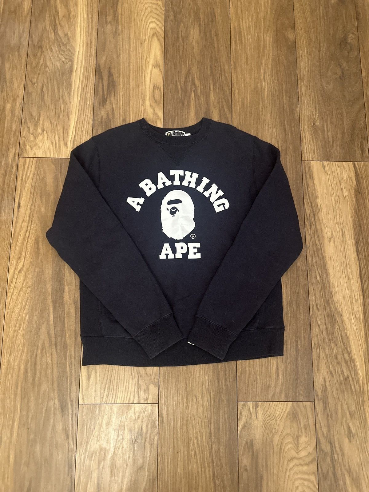 Bape College Crewneck Size US L / EU 52-54 / 3 - 1 Thumbnail